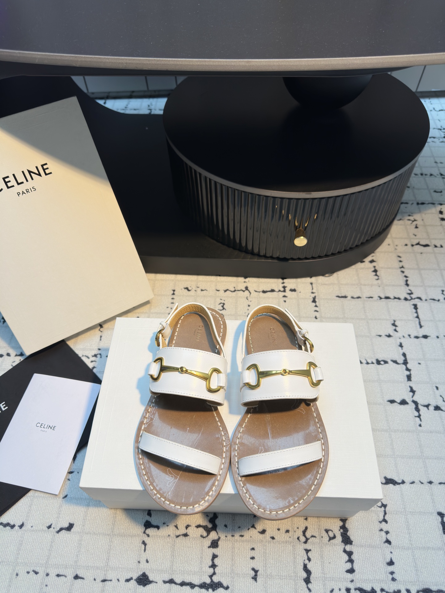 Celine Women's Leather Sandals