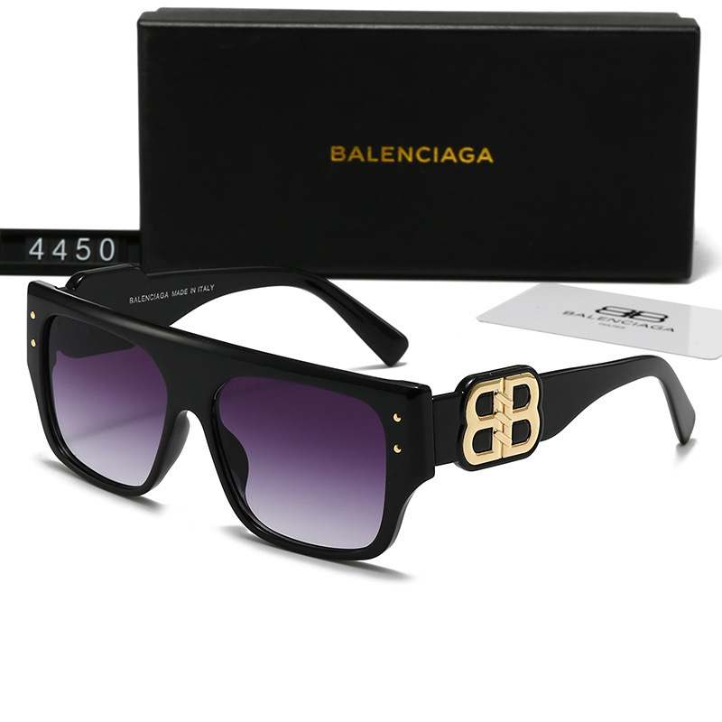 Balenciaga Huge Logo Oversized Flat Top Sunglasses Top quality - KAIROO