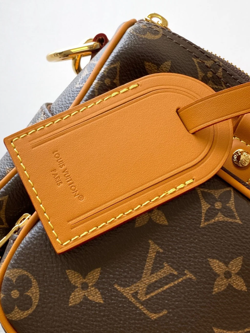 Louis Vuitton LV M14026 Keepall Bandoulière Cargo 25 Brown Monogram Caflskin GHW