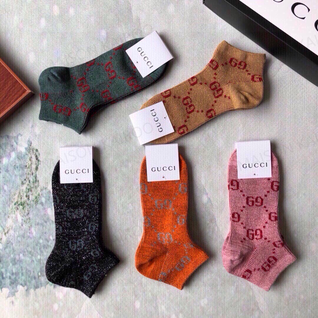 Gucci Socks 5-Pack - KAIROO