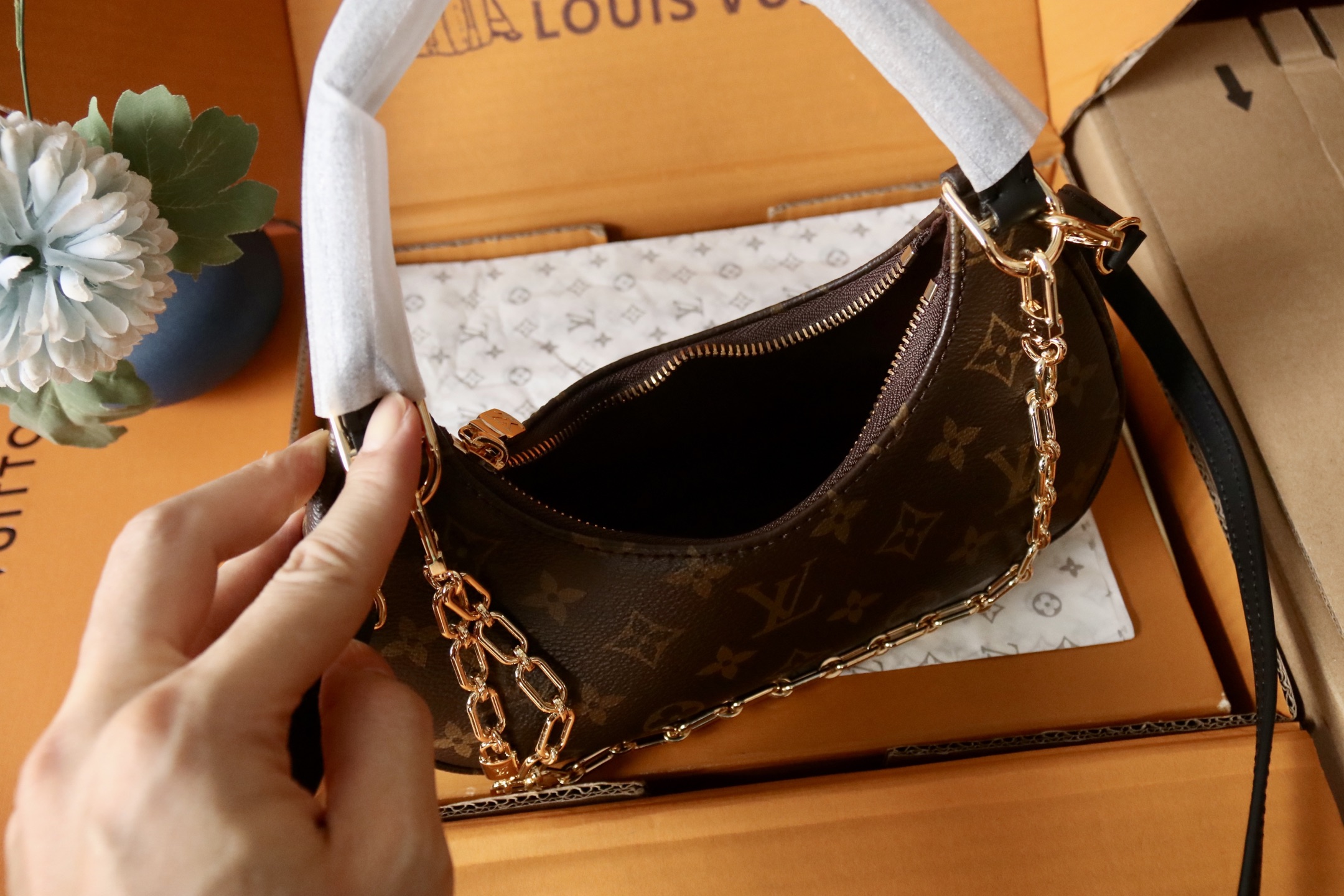 Louis Vuitton LV Bags  Catchy Monogram M25223(10A Mirror Version)