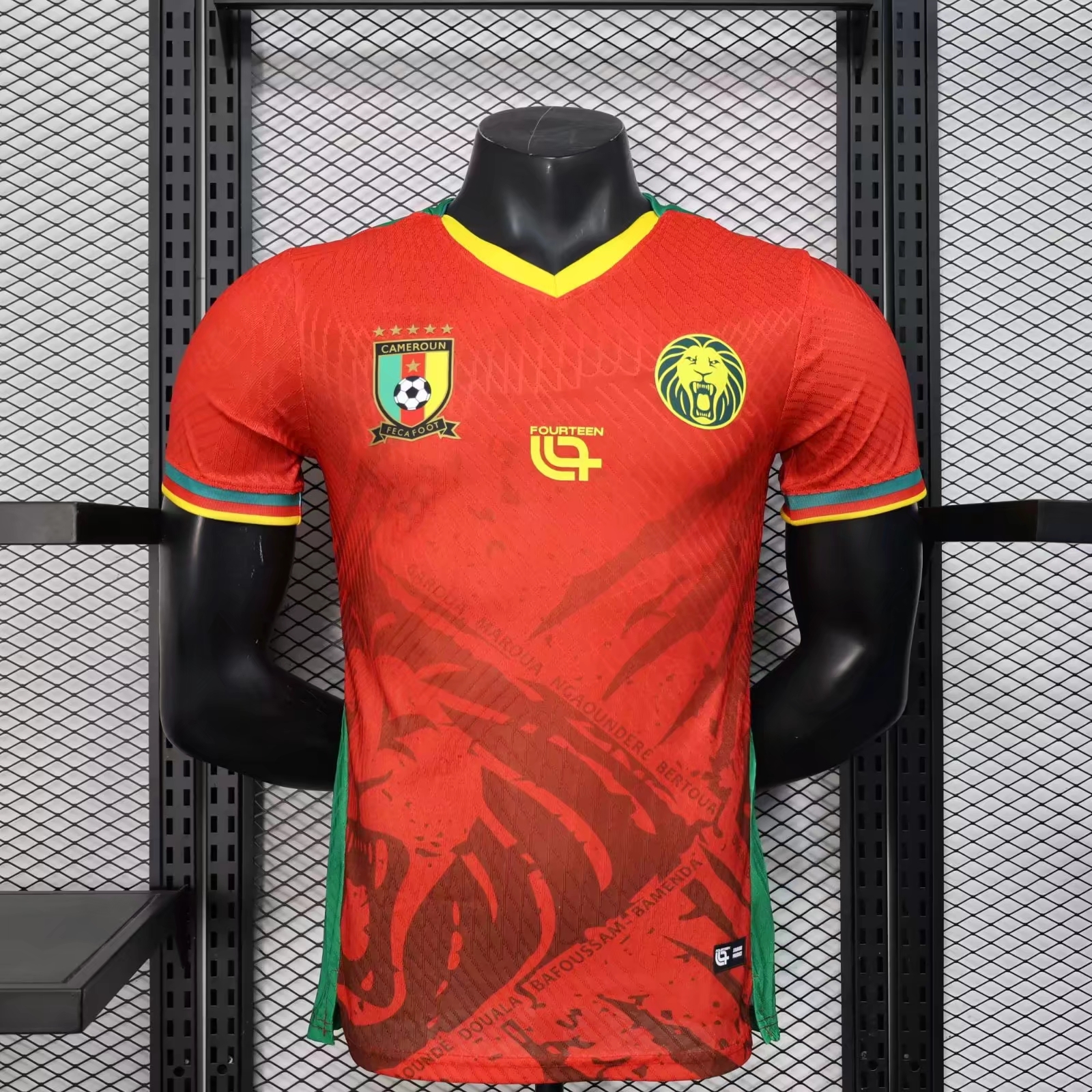Player Version Cameroon 25/26 Red  S-XXL