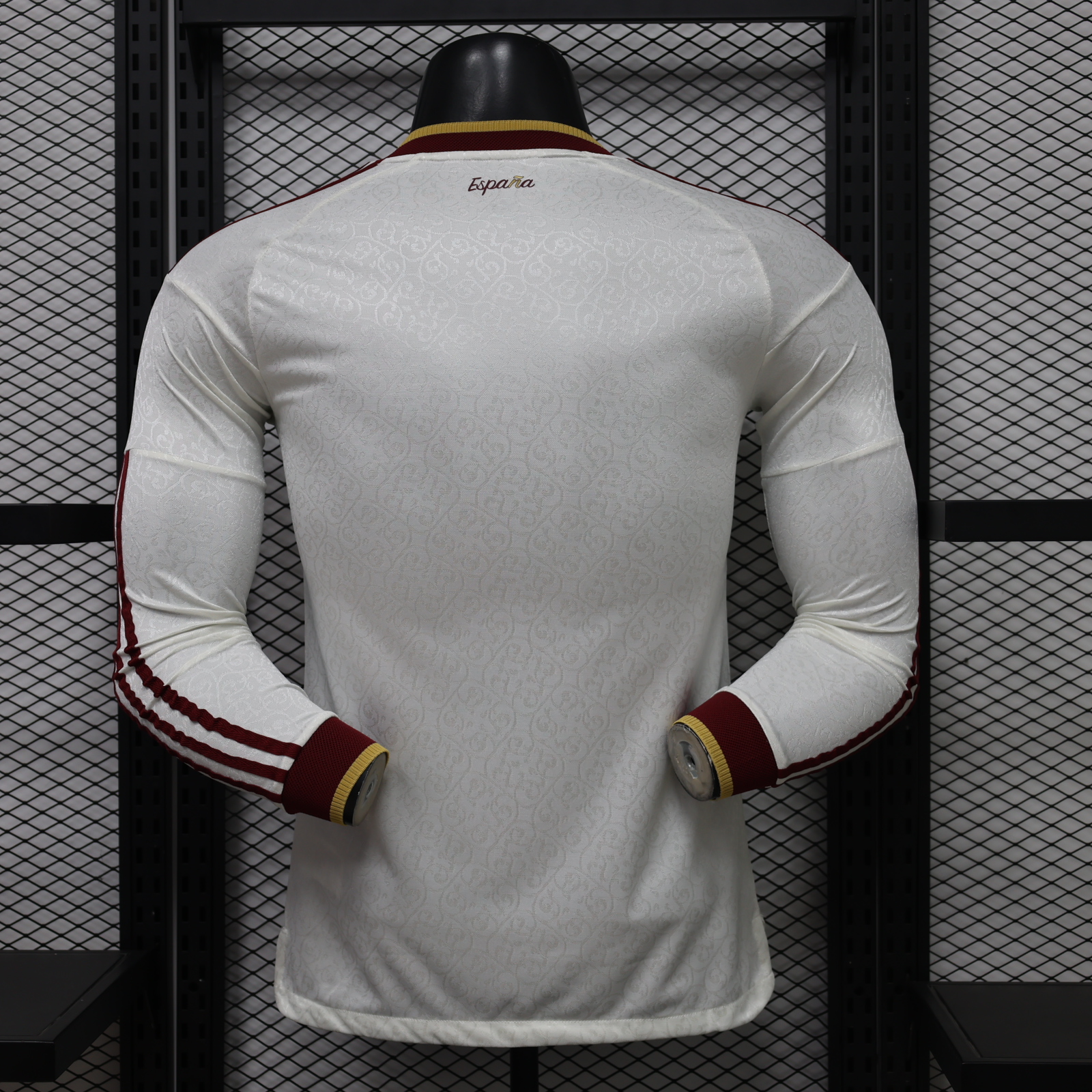 Spain Away Long Sleeves Champion Jersey Player Version World Cup 2026 - 2 Stars