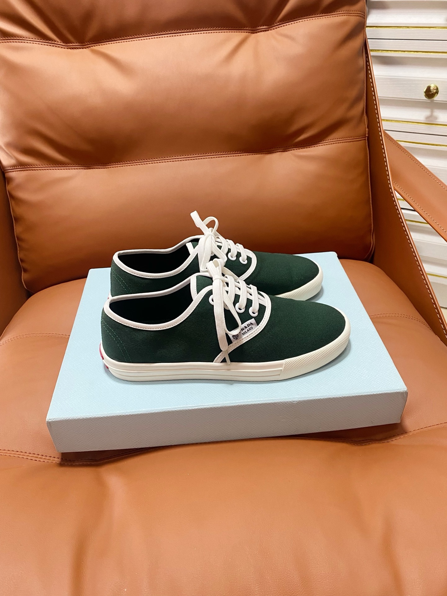 Prada Light-weight Canvas Unisex Sneaker