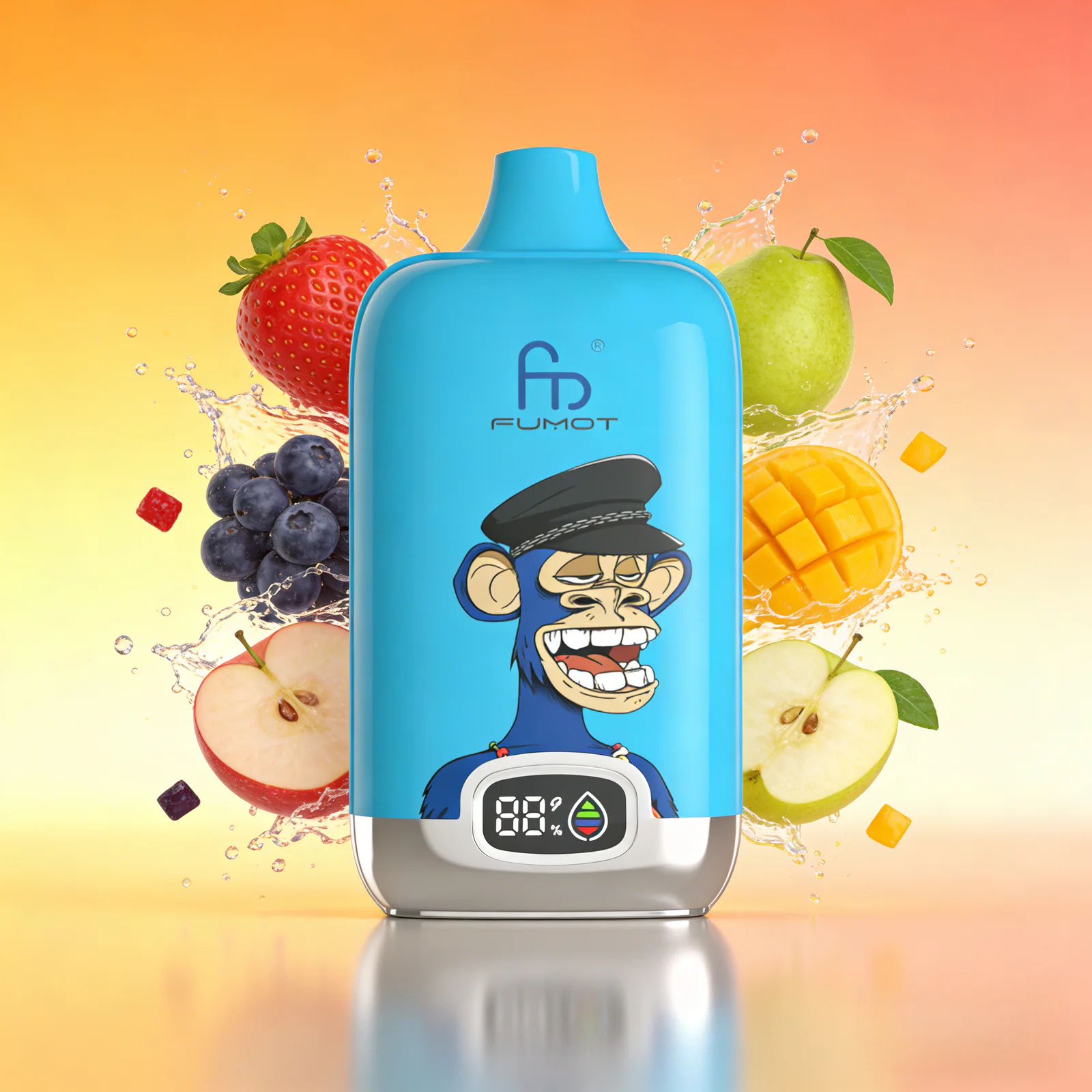 FUMOT Digital Box 12K Disposable Vape – Dr Blue - Vaba Vape-Shop