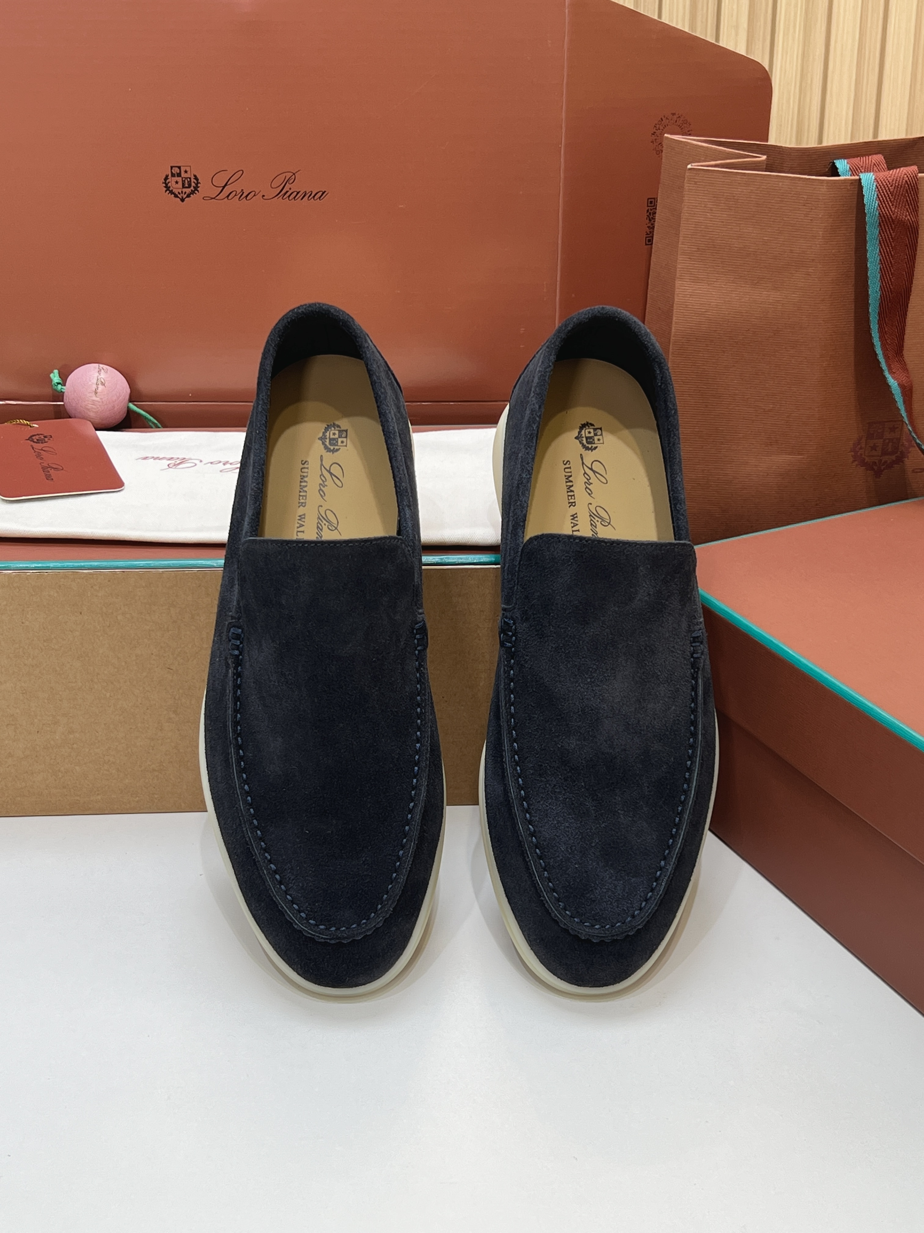 Loro Piana Men's Suede Loafer