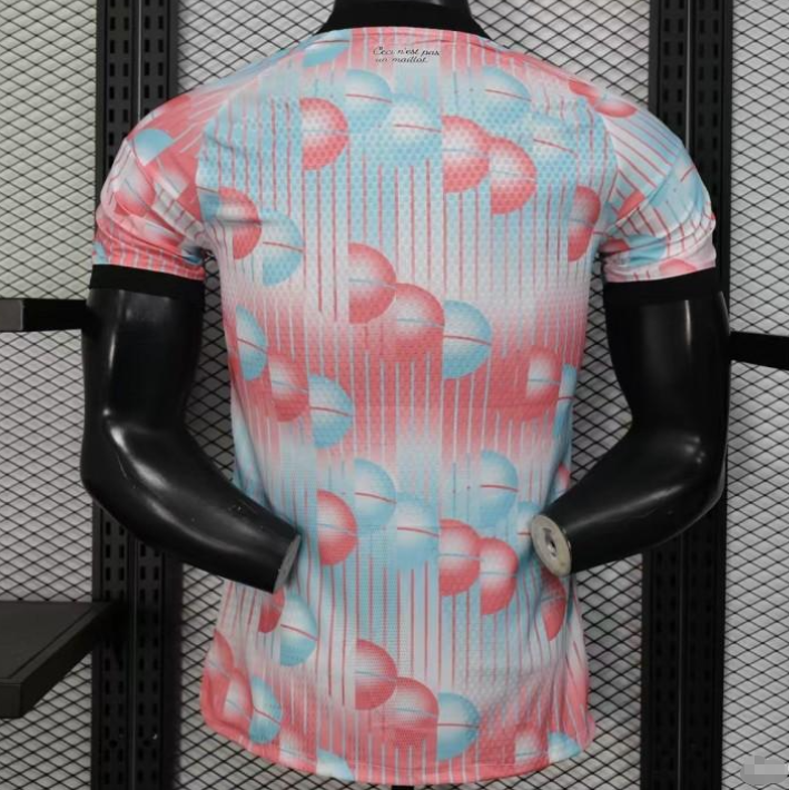 2026 Player Version Belgium Away White Pink Jersey S-3XL