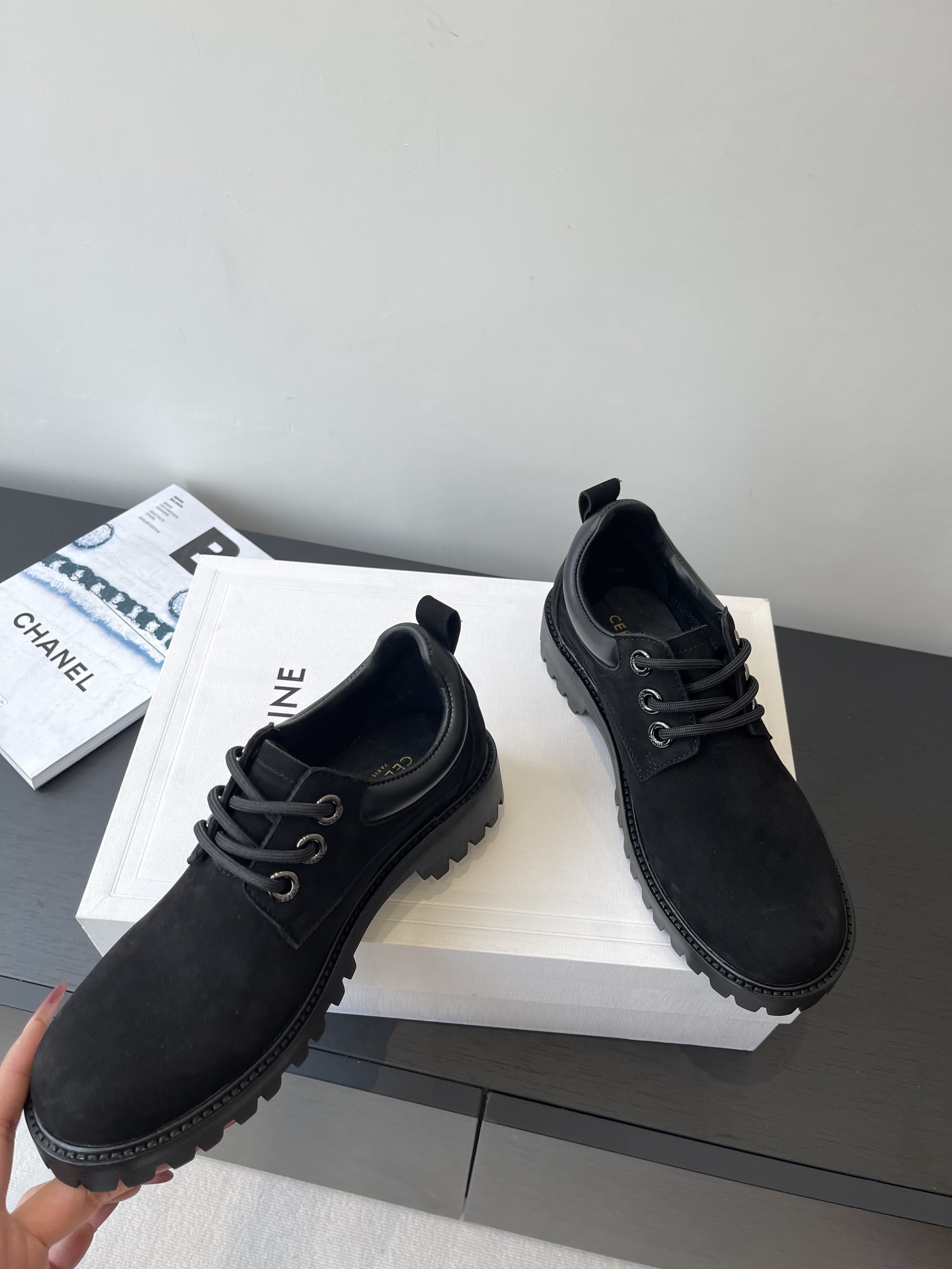 Celine Men's Leather Loafers