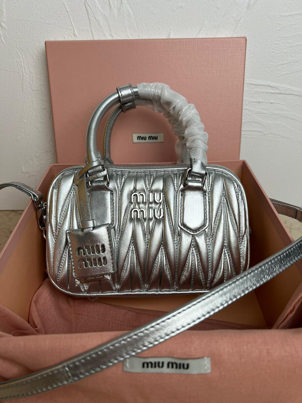 MIuMIu silver handbag