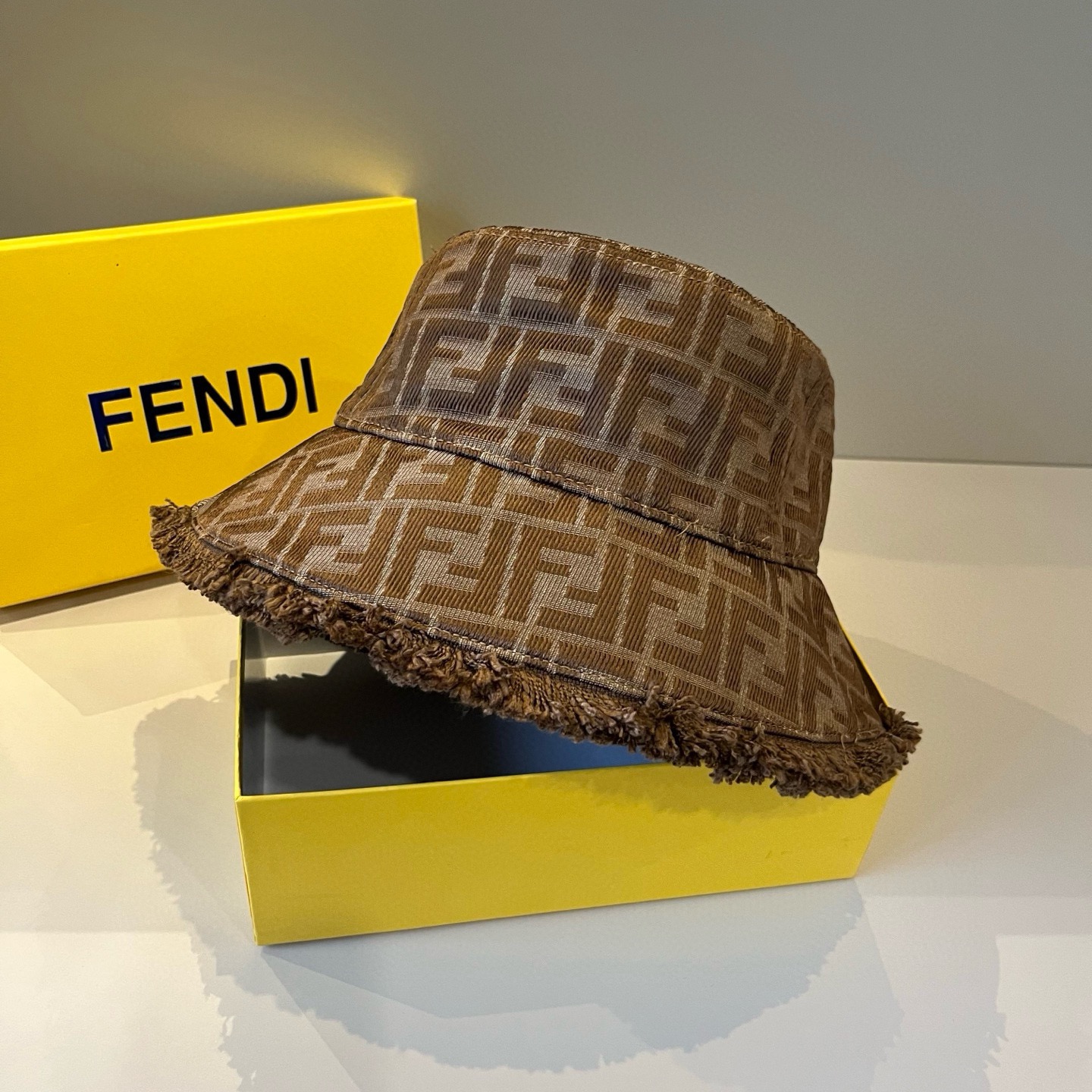 Fendi FF Logo Bucket Hat