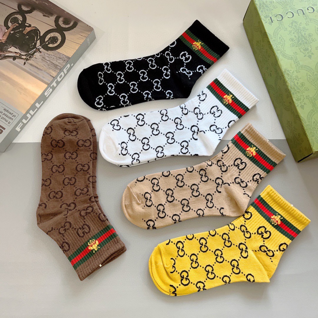 Gucci Wool Socks ( 5 pairs)