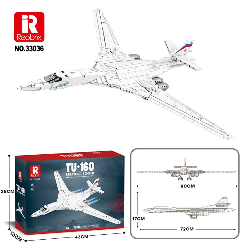 Reobrix 33036 - TU-160 Strategic Bomber