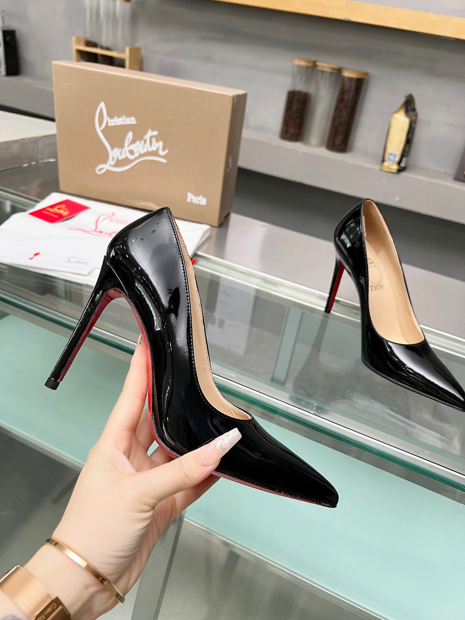 Christian Louboutin Patent Leather Pump