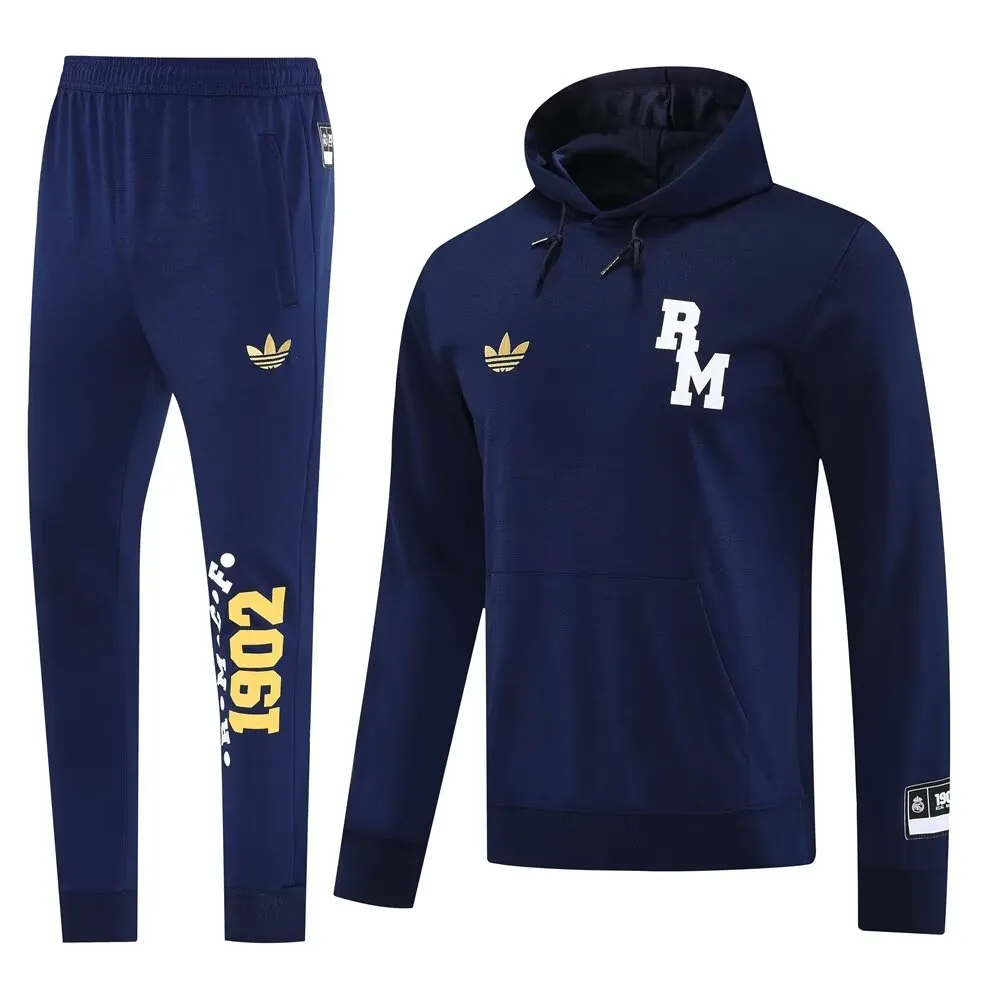 Real Mαdrid Hoodie Dark Blue Suit