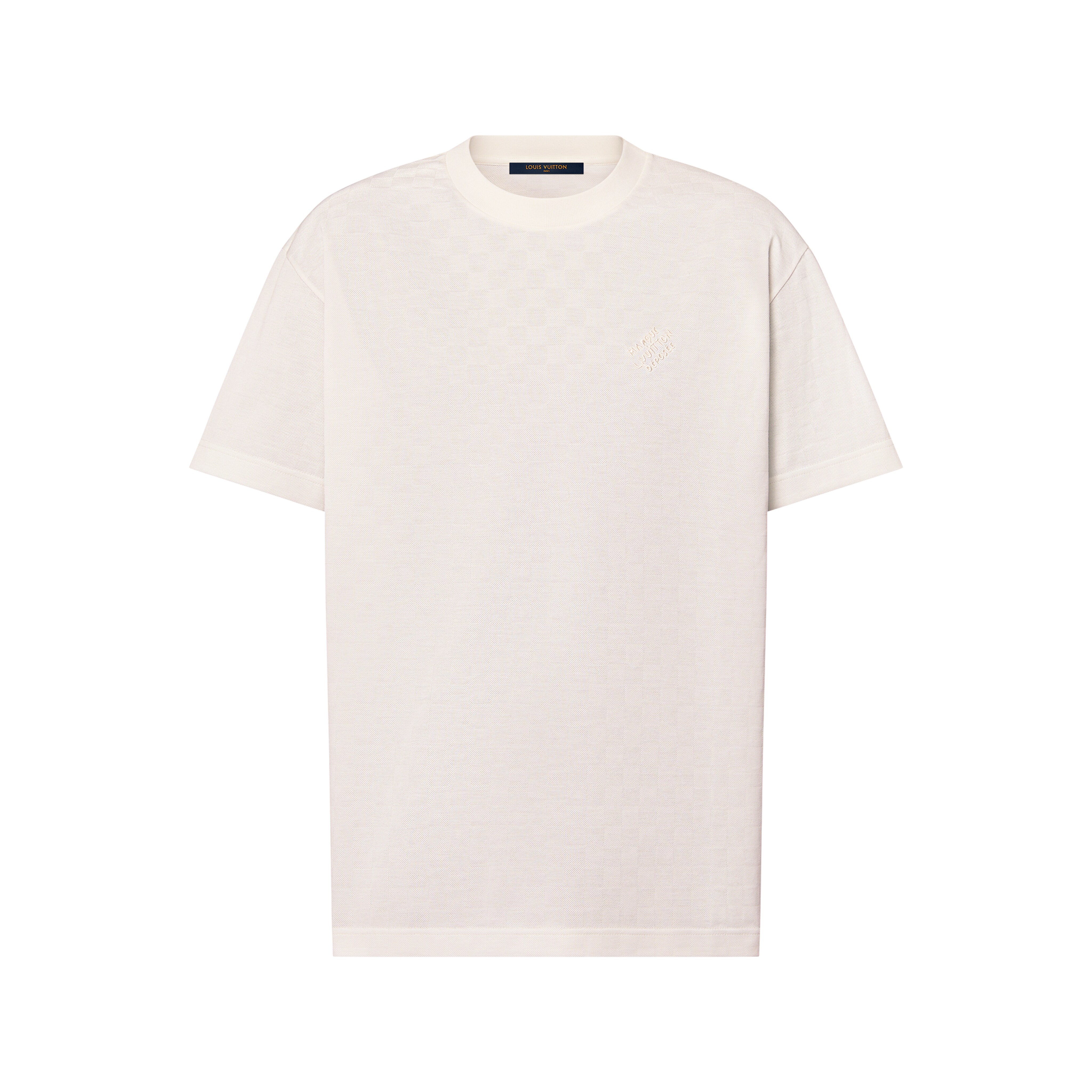 ダミエコットンピケTシャツ