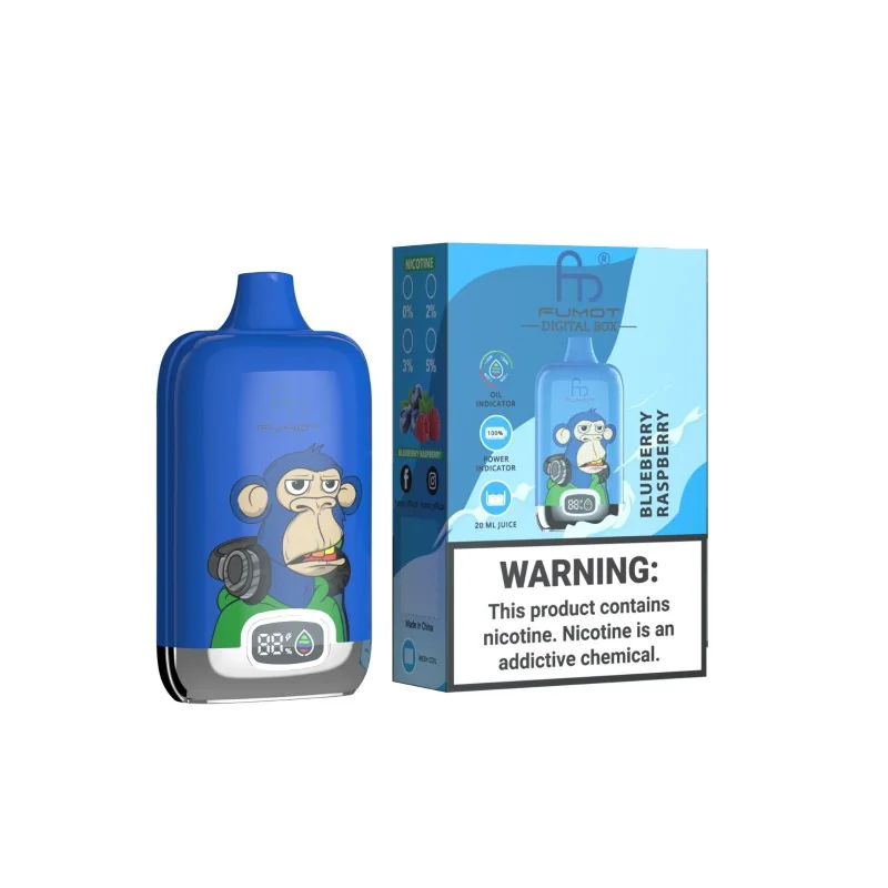 FUMOT Digital Box 12K Disposable Vape – Blue Razz Lemonade - Vaba Vaba