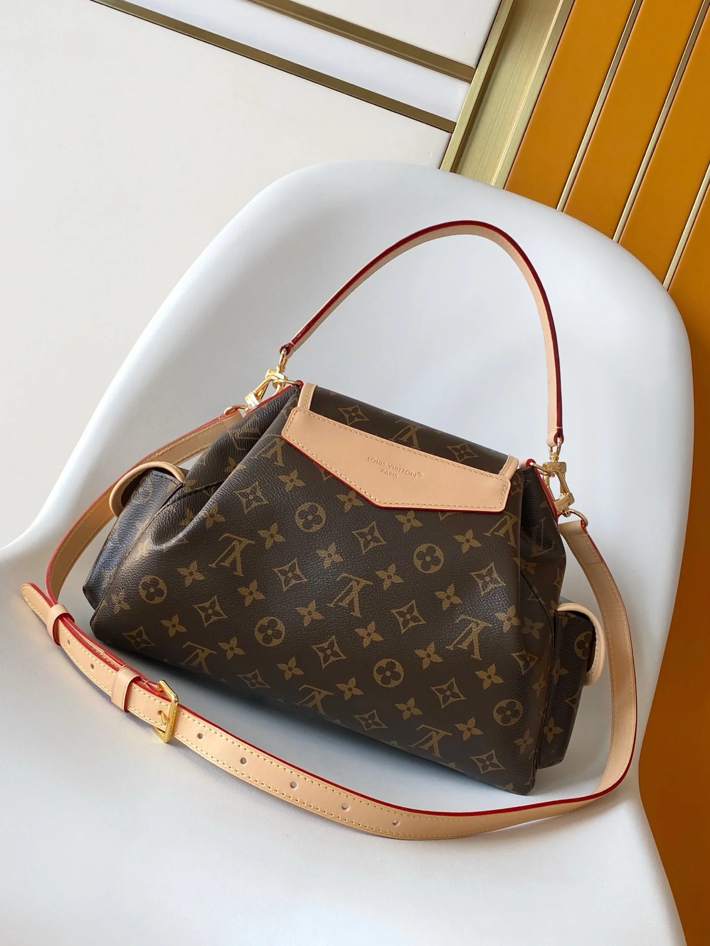 Louis Vuitton LV M26040 Odyssee MM NM Handbag 36cm Brown Monogram pattern & Canvas