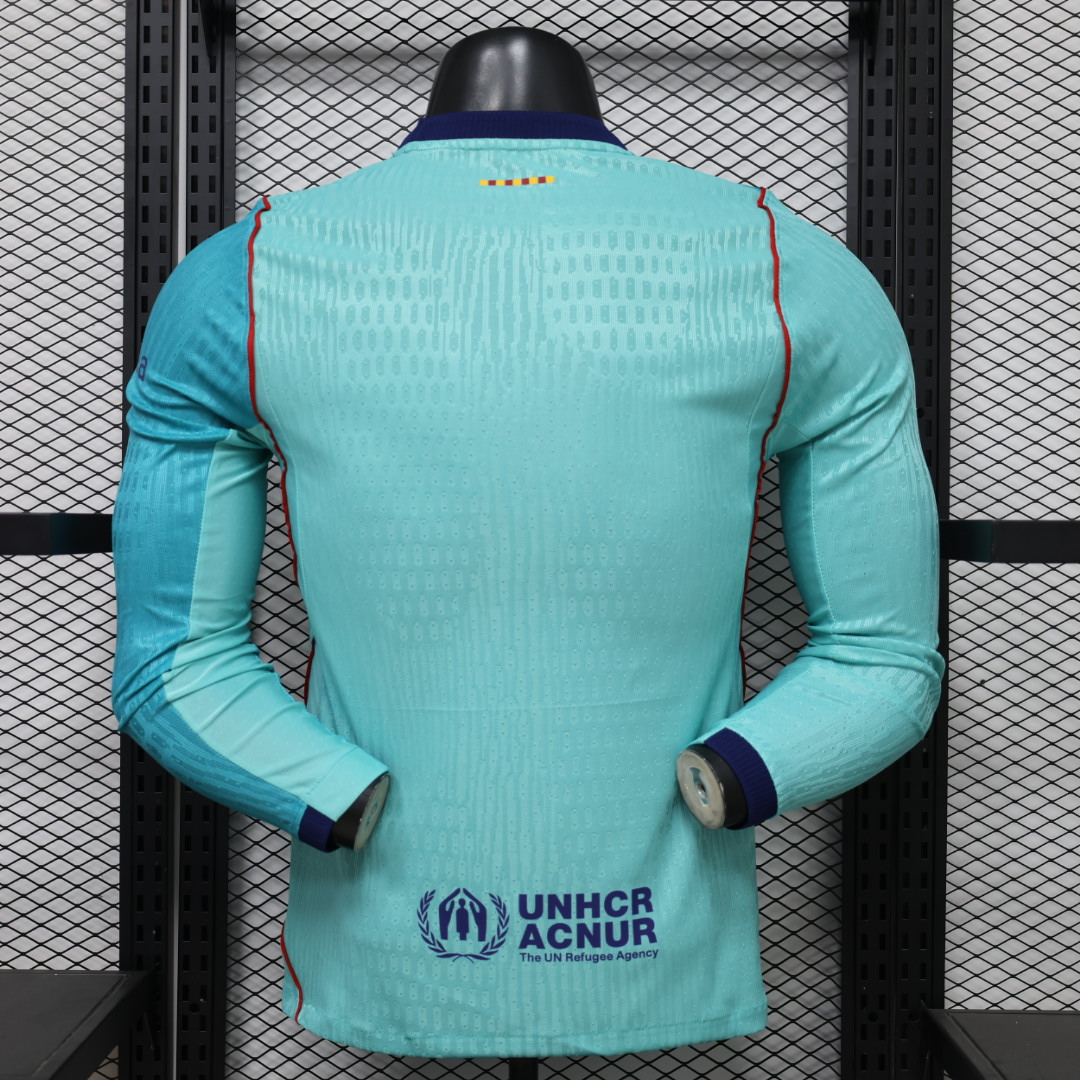 Barcelona Third Long Sleeves Jersey Player Version 26/27