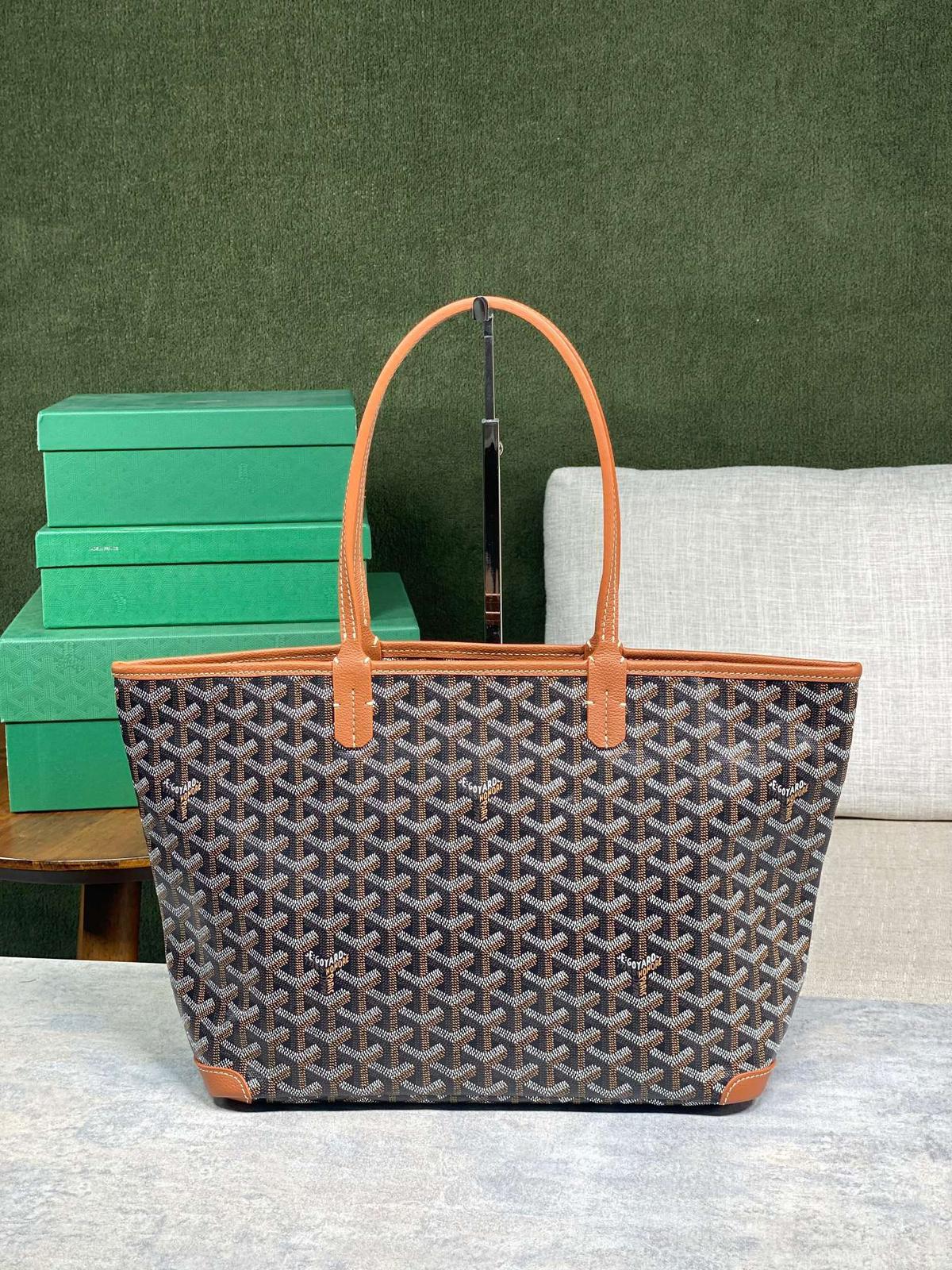 Goyard artois bag brown