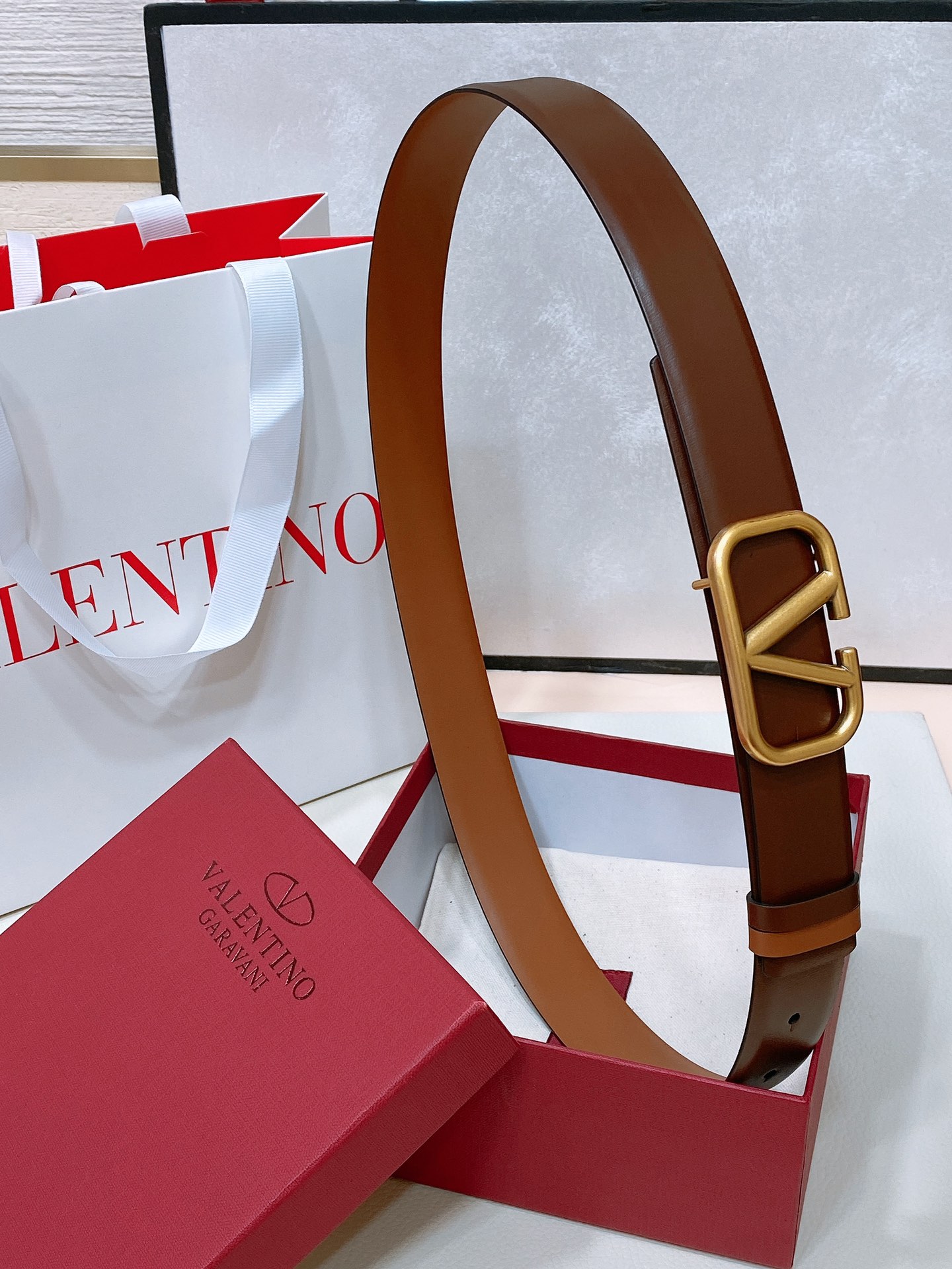 Valentino Vlogo Reversible Belt 3.0cm