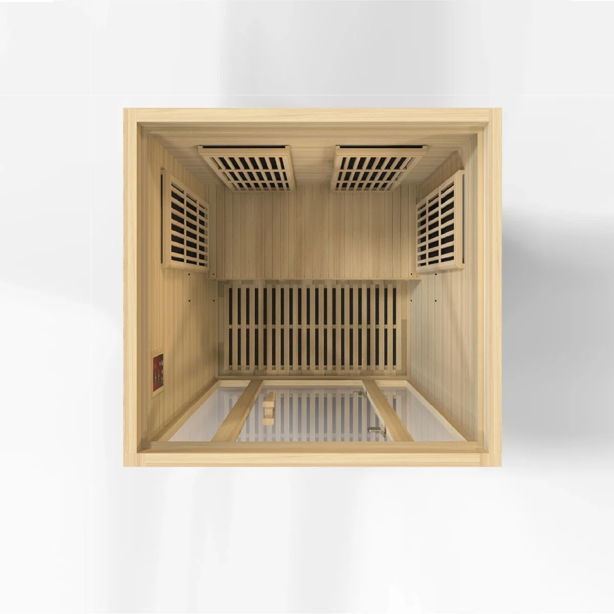 Dynamic Infrared Maxxus 2 - Man Indoor Bluetooth Compatible Hemlock Far Infrared Sauna