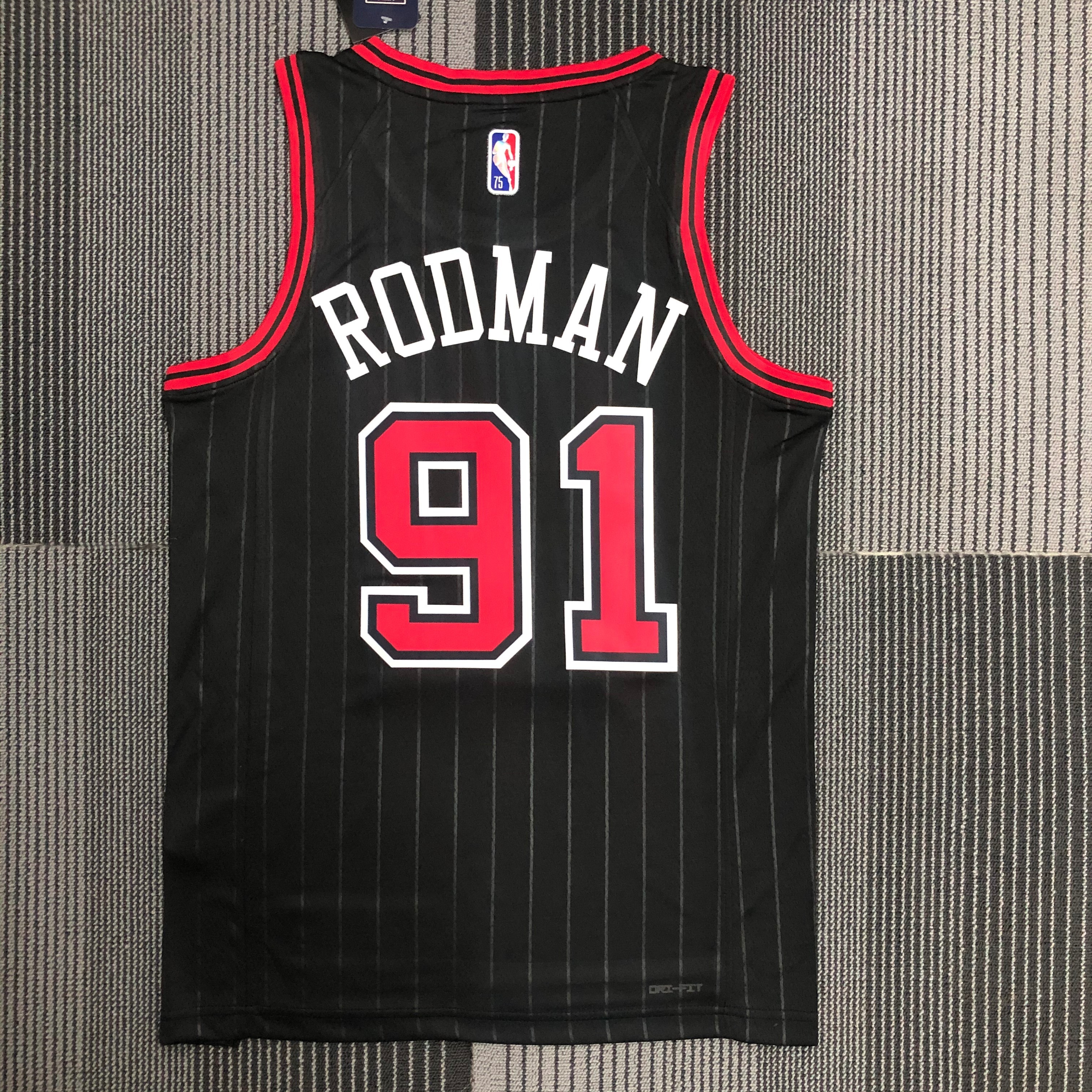 75th Anniversary Chicago Bulls Flyer Edition No.91 Rodman