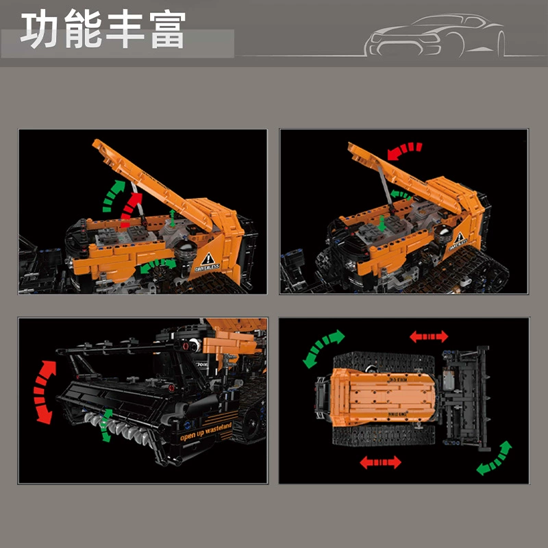 MOULD KING 17086 - Remote Control Reclaming Machine