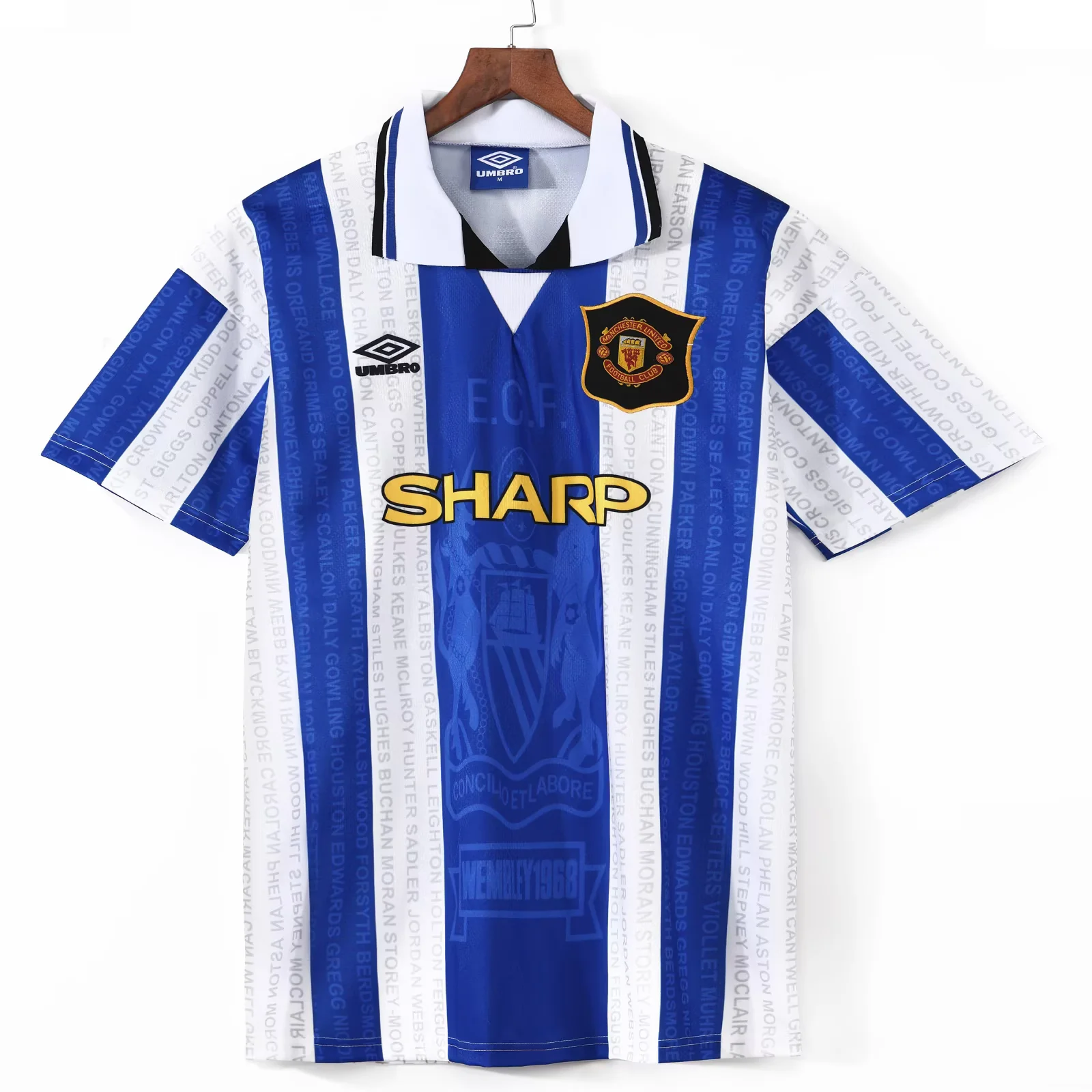 1994/96 Rrtro Manchester third Away White Fans Football Shirt 1:1 Thai Quality