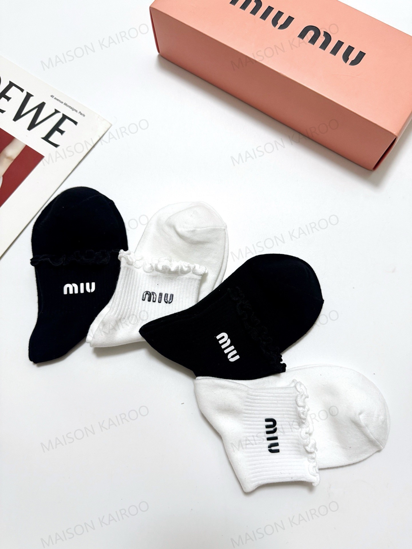 Miu Miu Socks 4-Pack - KAIROO