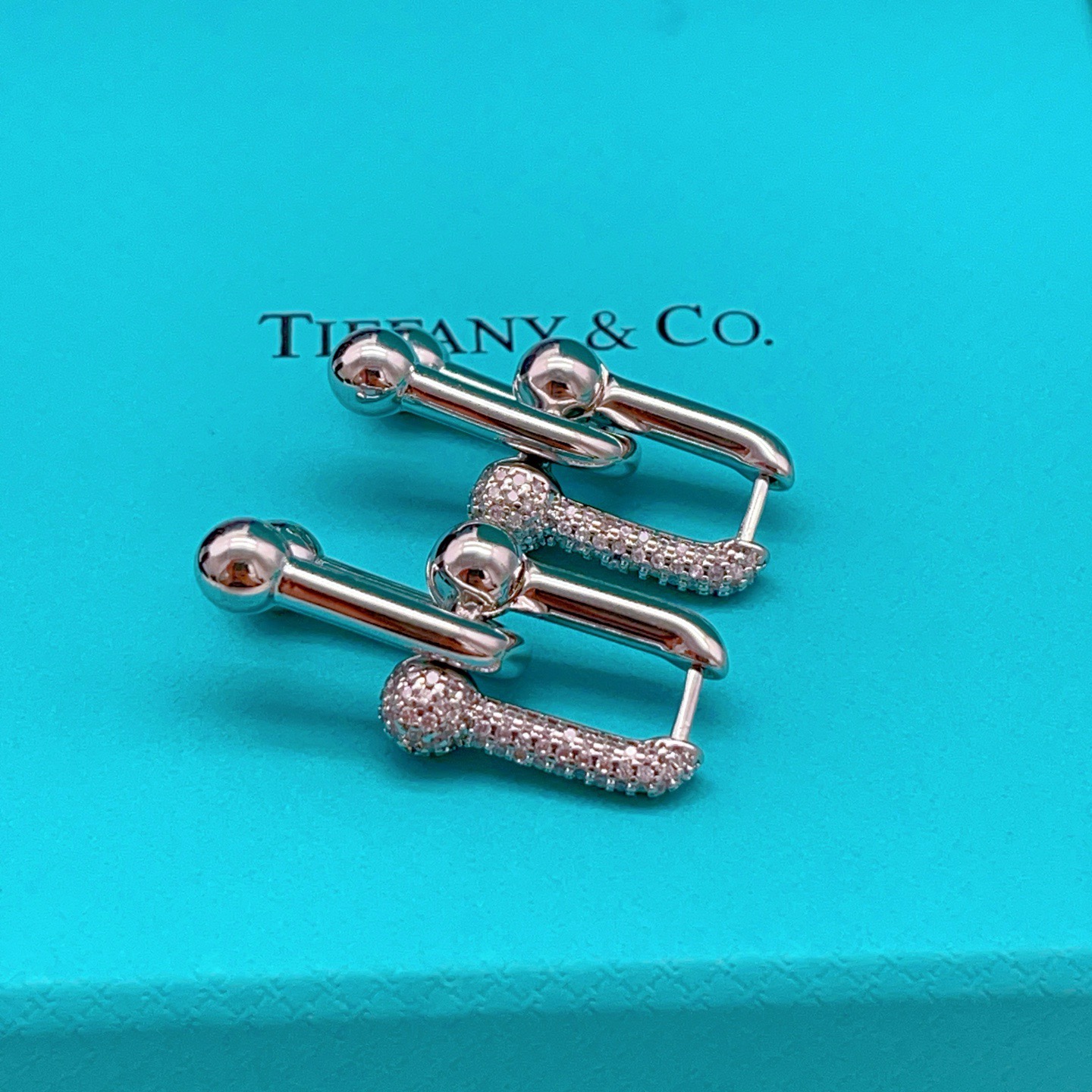 Tiffany Fashion Earrings-Silver