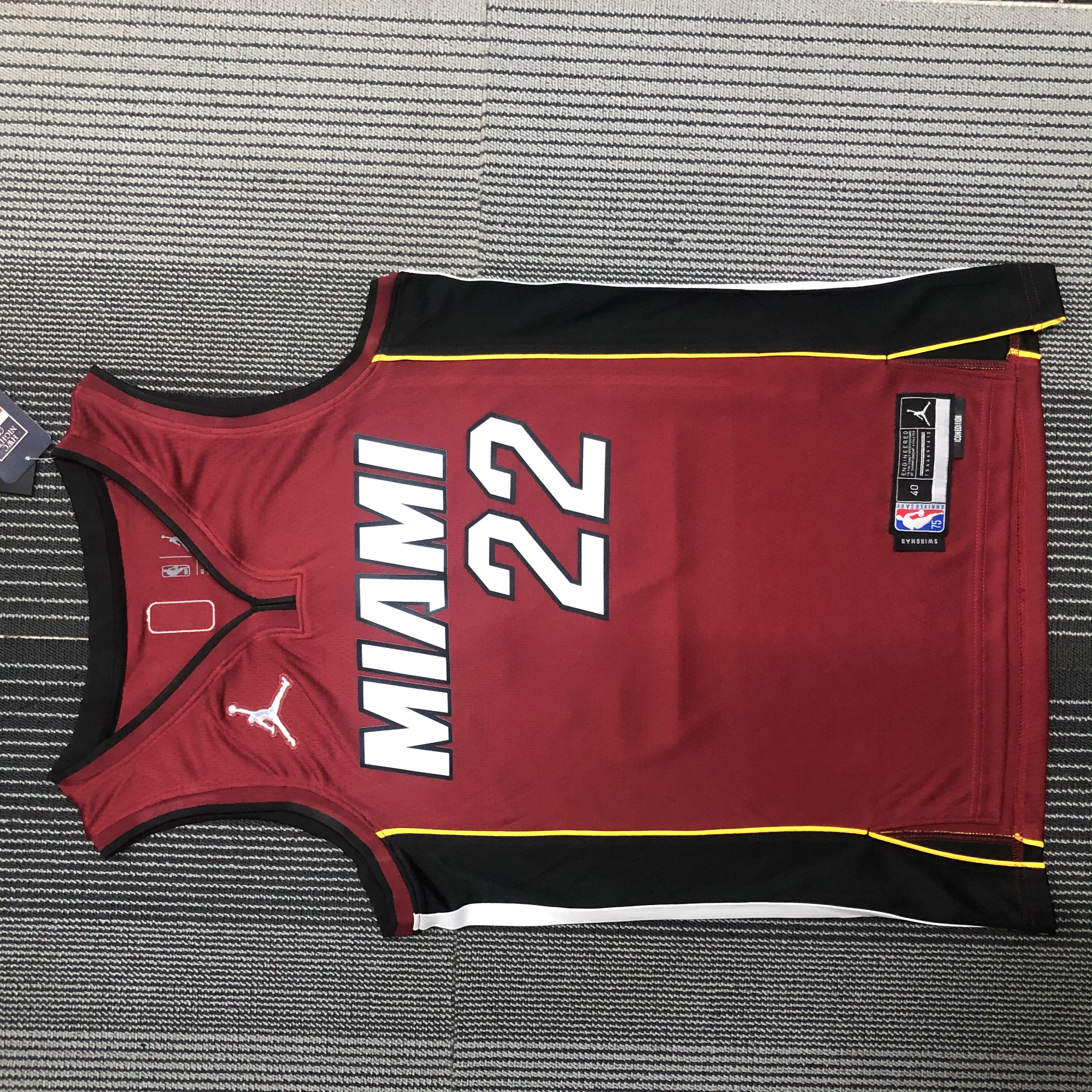 75TH anniversary  Miami Heat Flyer Red  No.22 Butler