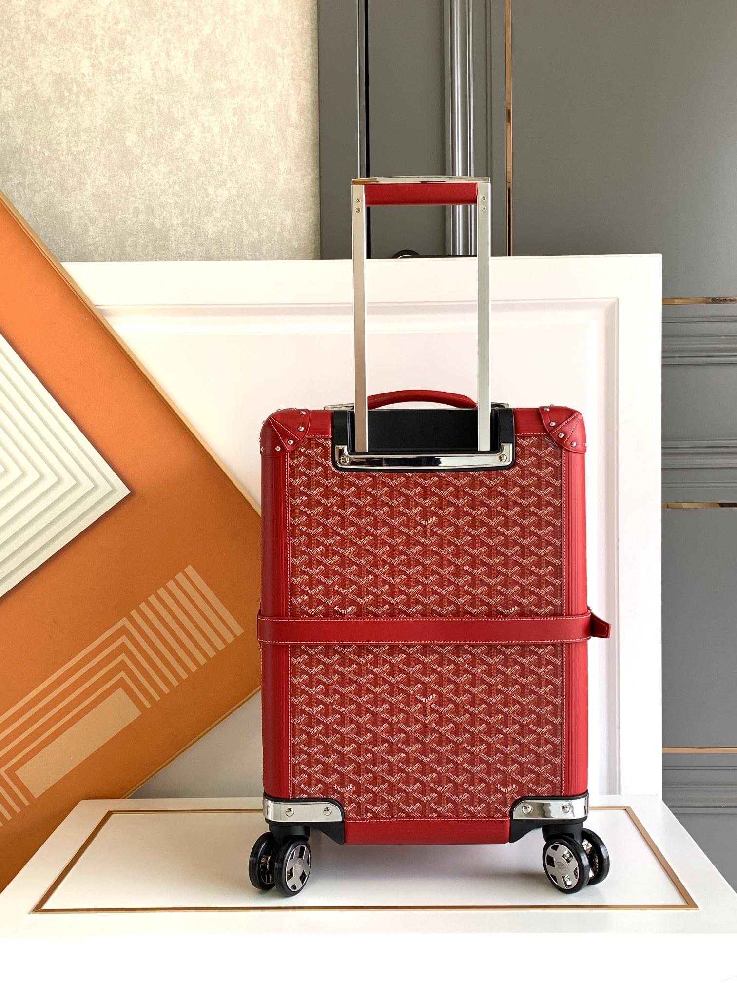 ‌Goyard‌ classic print trolley case