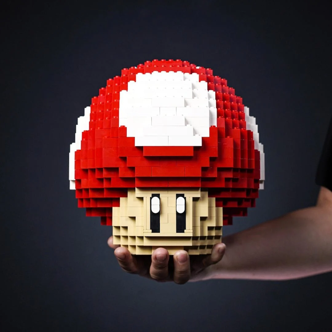 779Pcs Super Mario MOC Red Mushroom