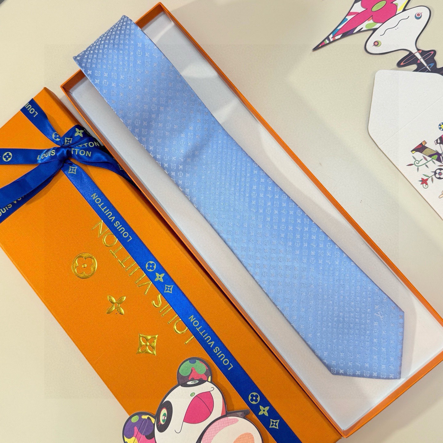 Men's LV Monogram Tie