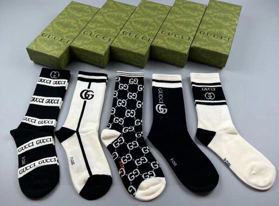 Gucci Wool Socks ( 5 pairs)