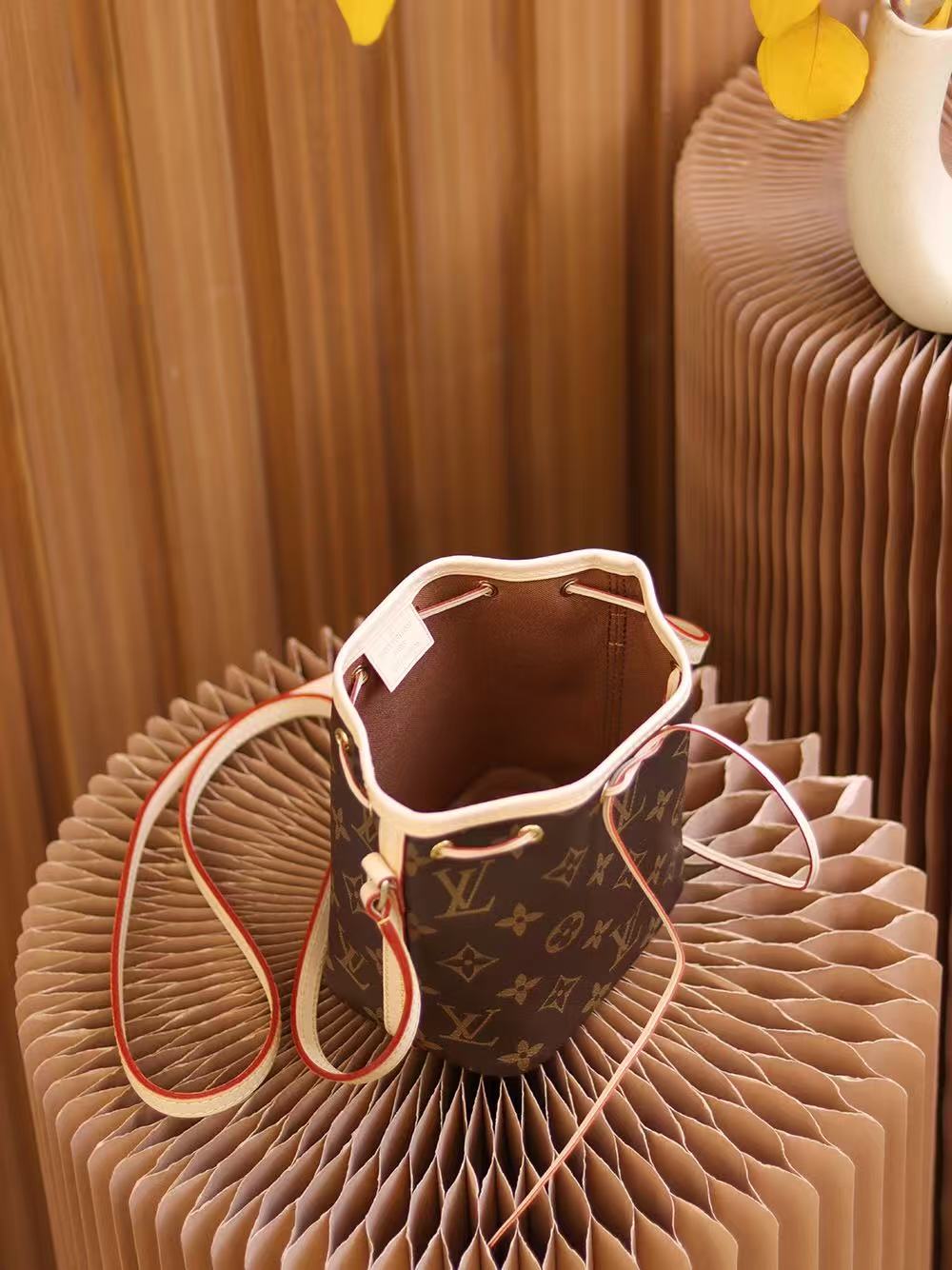 Louis Vuitton Classic Monogram Canvas Bucket Bag