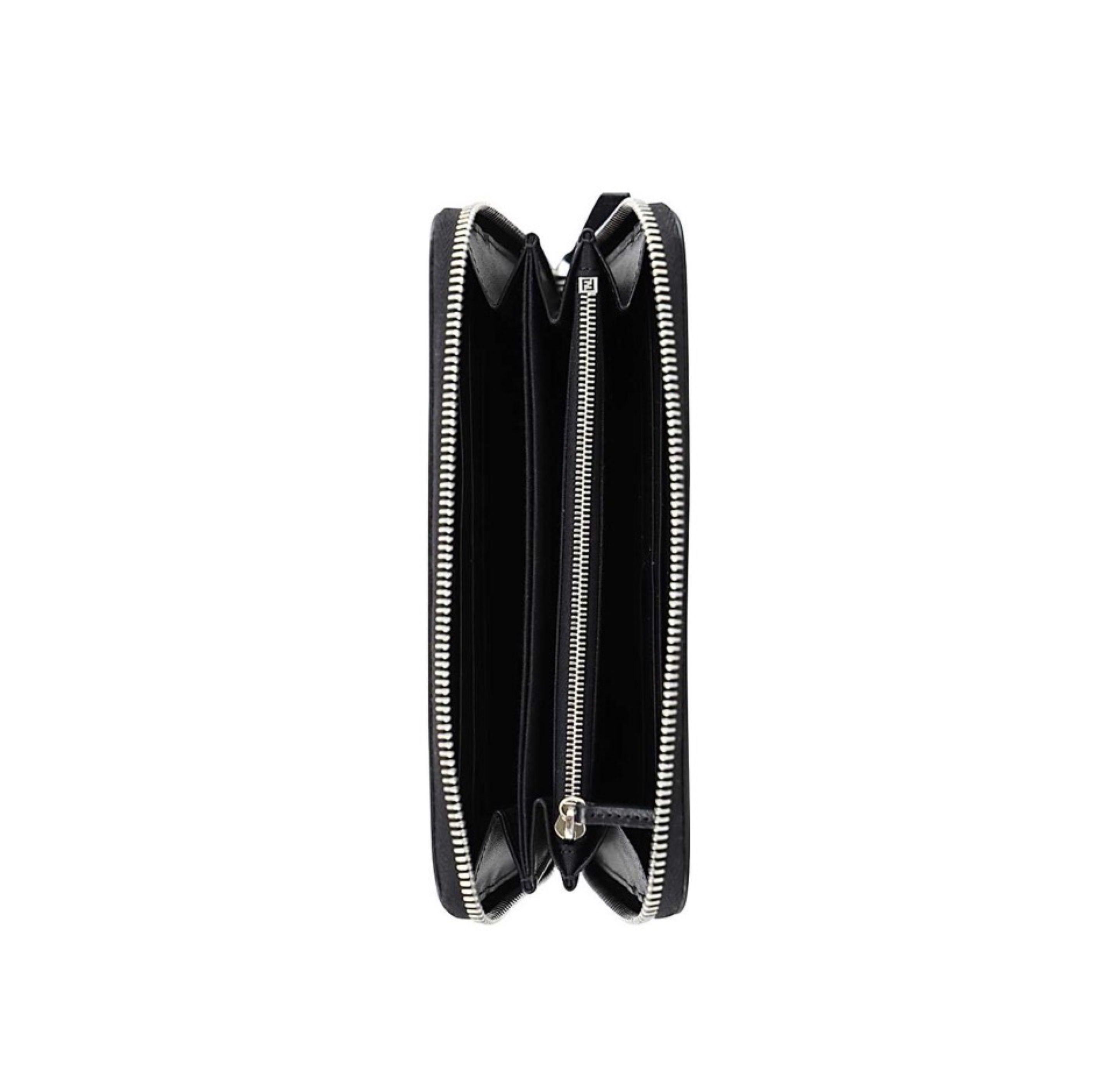 FENDI FF Printing Leather Wallte card holder