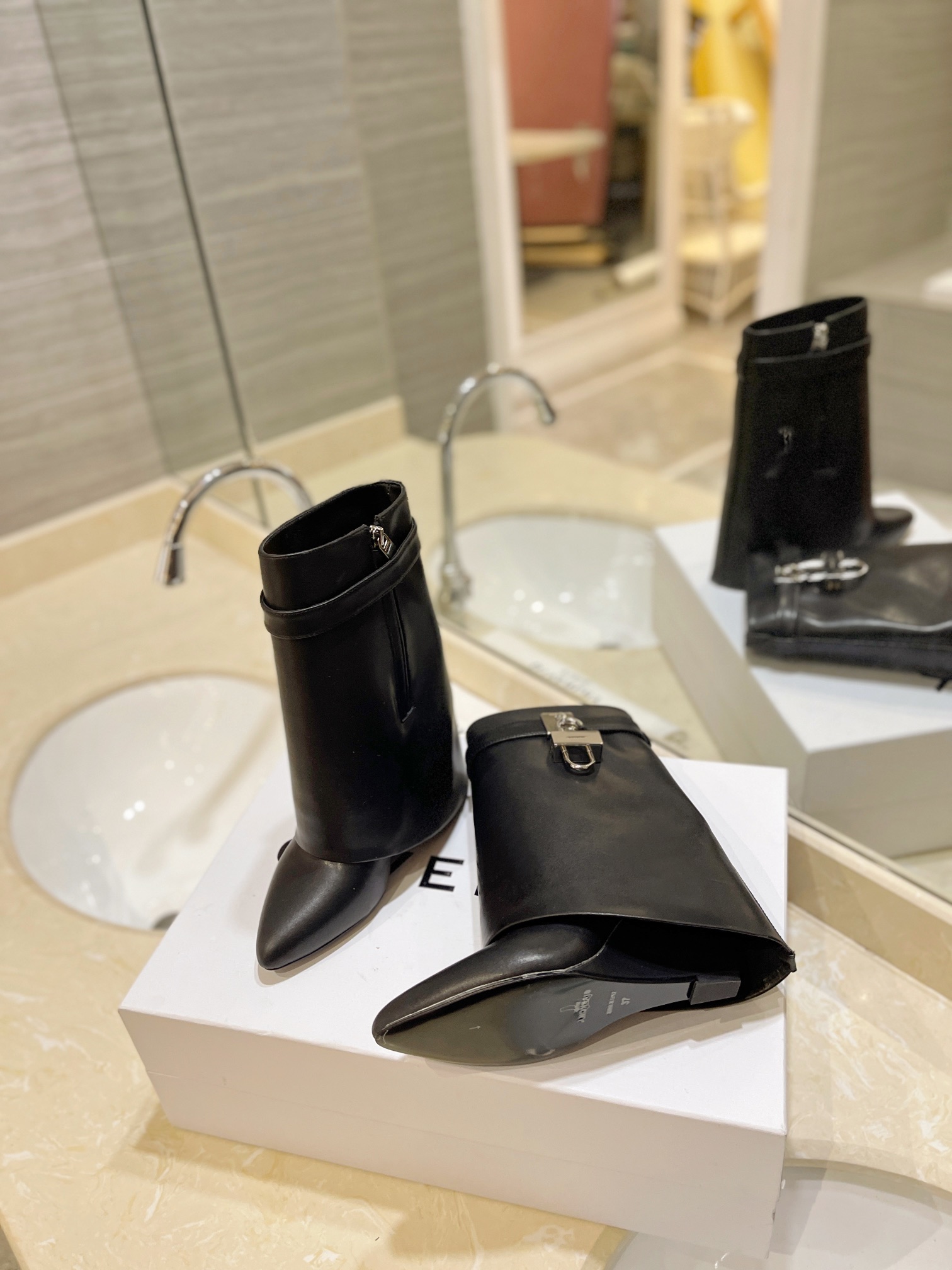Givenchy Shark Anklet Boots