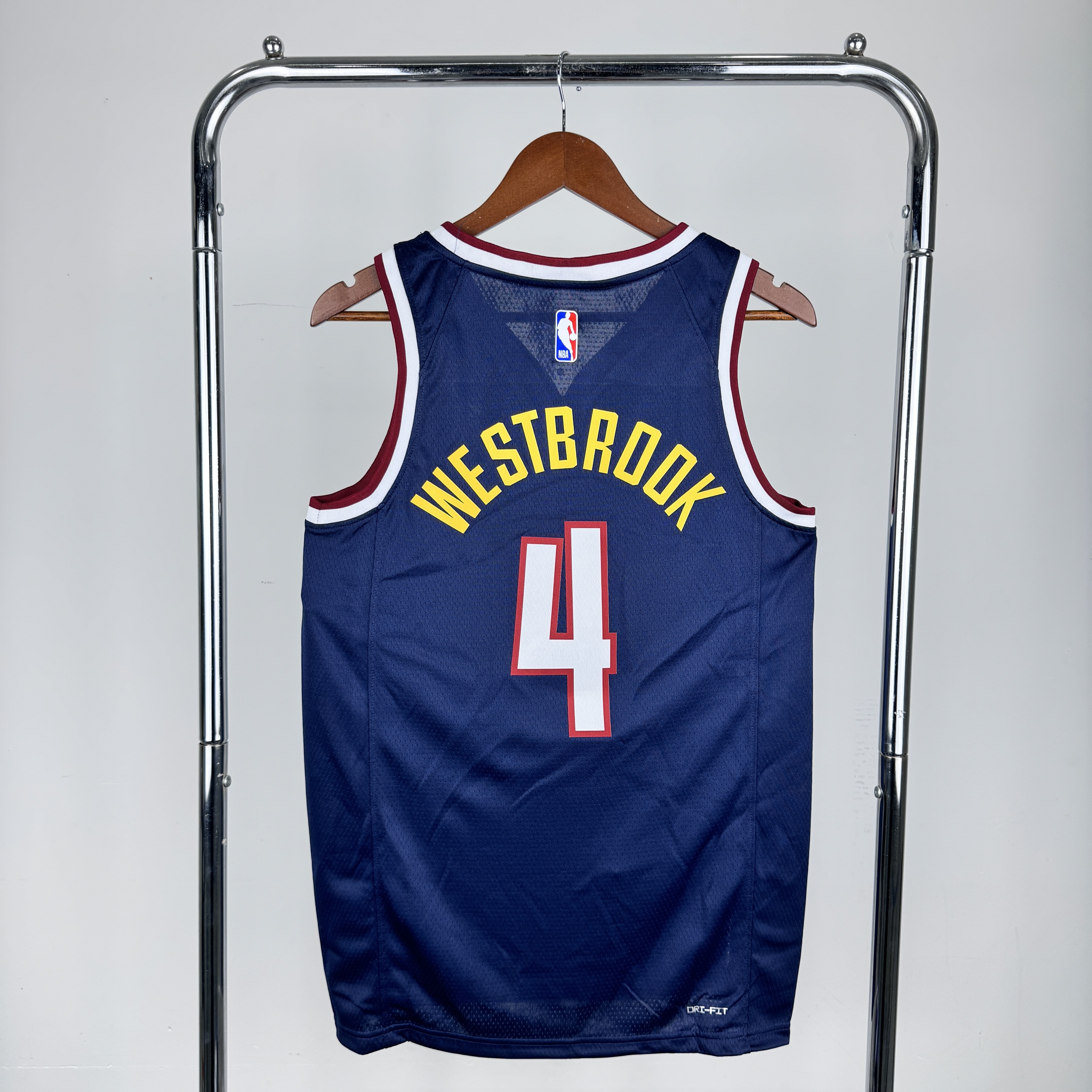 23 Season Denver Nuggets Purplish Blue  No.4 Westbrook