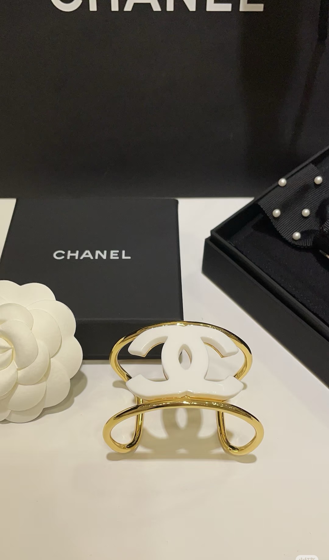 Chanel Wide Cuff Bracelet