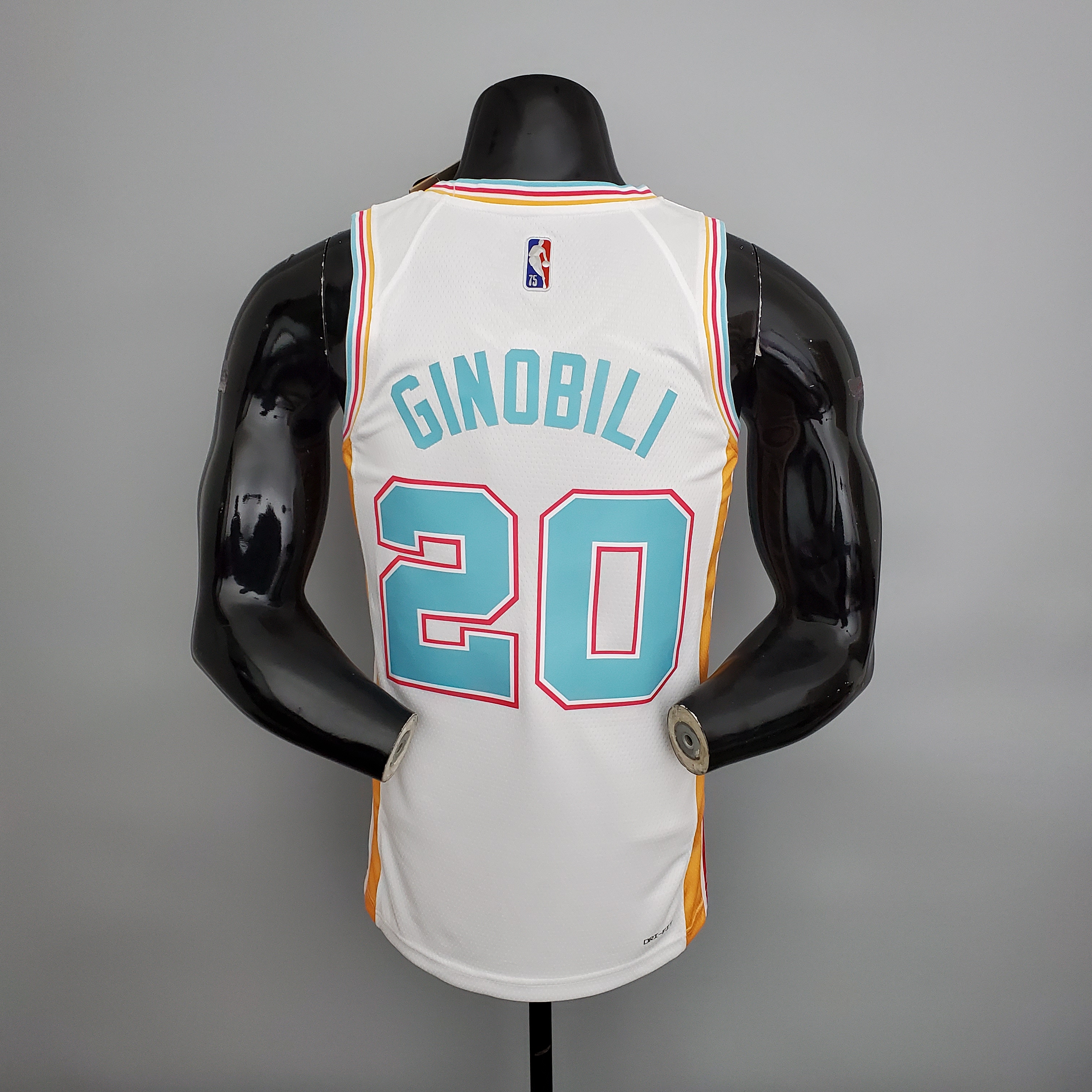 Manu Ginobili San Antonio Spurs 2022 City Edition Swingman Jersey White