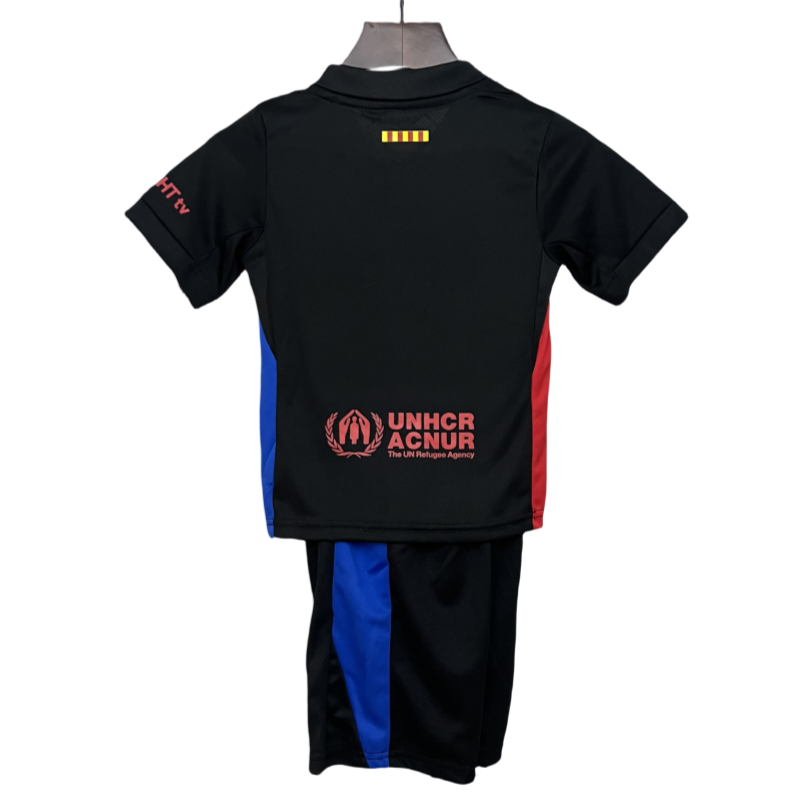 Kids Barcelona X Travis Scott Away Soccer Kits 25-26