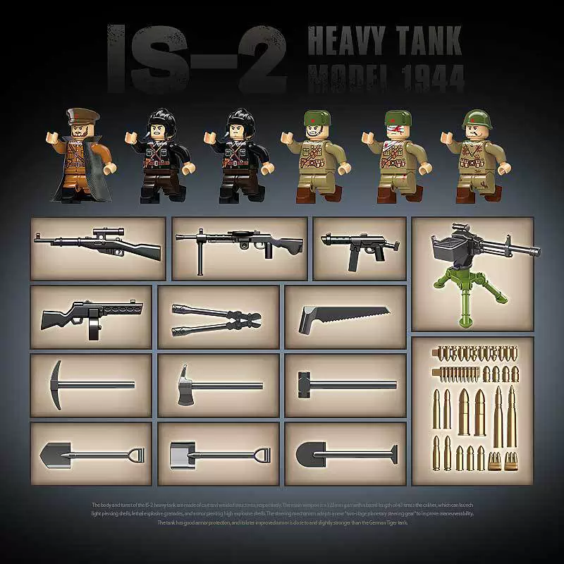 QuanGuan 100249 - IS-2 Heavy Tank Model 1944