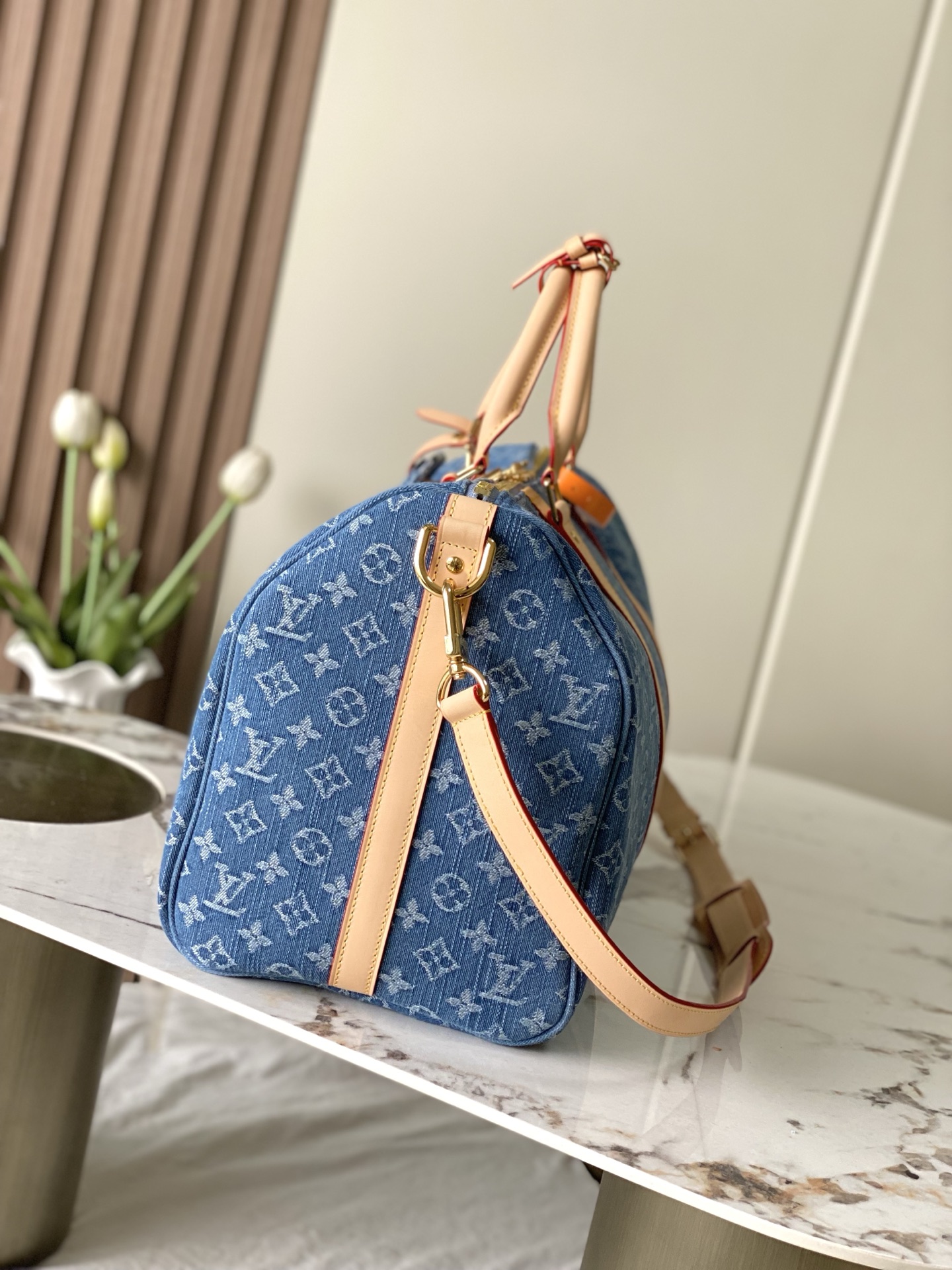 LV Travel Bag M27943 iconic Keepall 45 Bandoulière