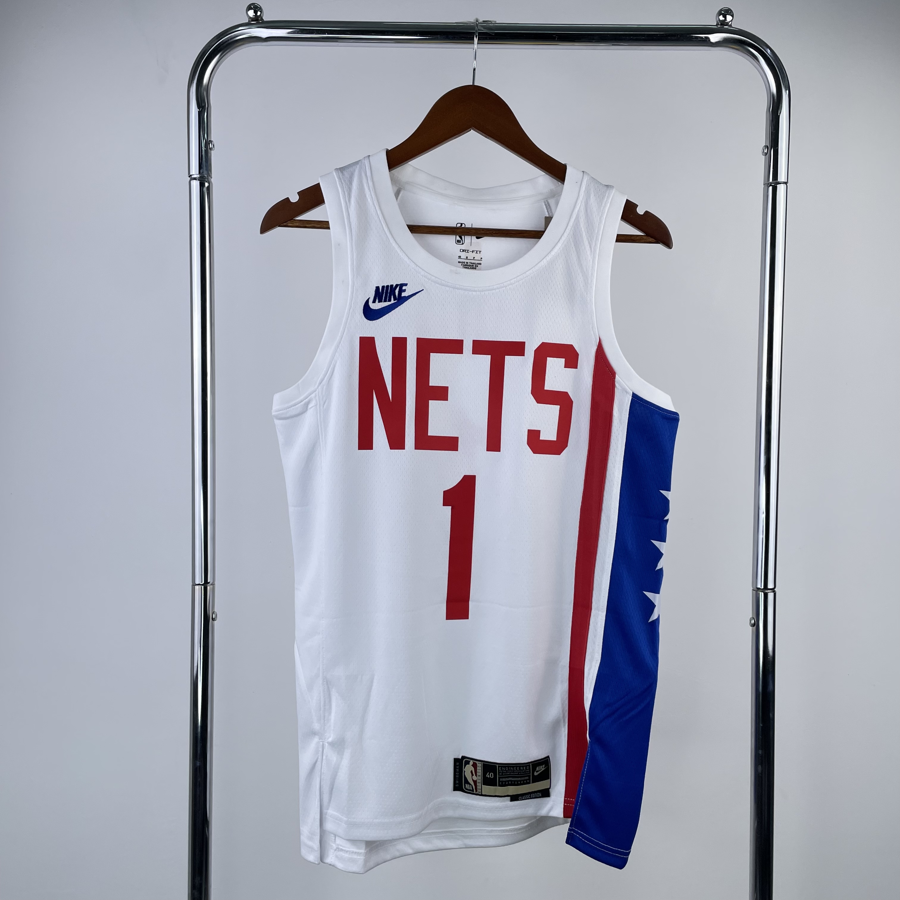 23 Season Brooklyn Nets White  No. 1 Bridges
