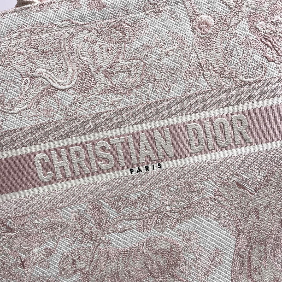 Dior Large Embroidered Book Tote