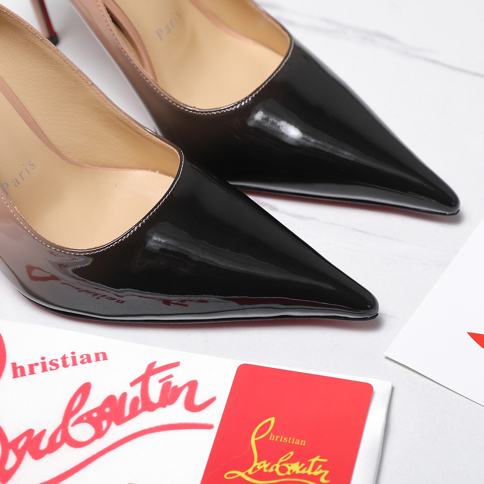 Christian Louboutin Gradient Shiny leather Pump