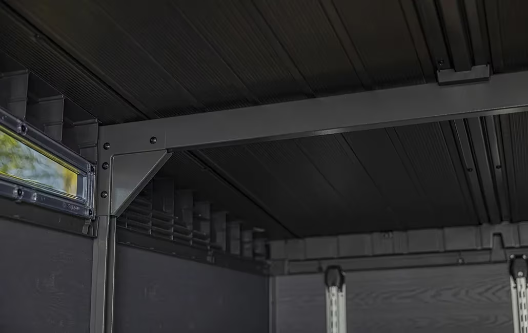 Signature 11x7 Storage Shed - Storm Grey