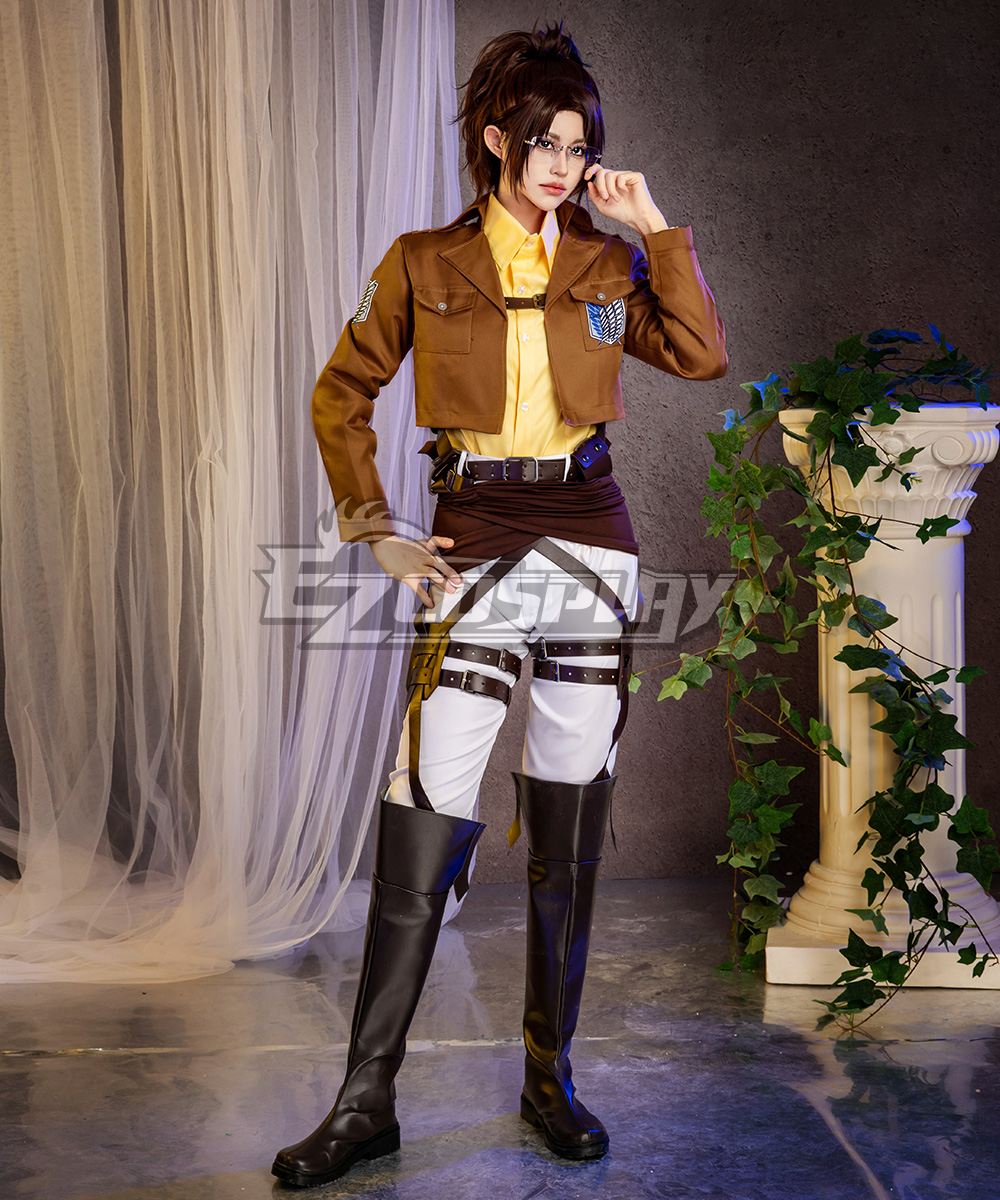 AoT Shingeki no Kyojin Scout Regiment Hange Zoe Hanji Zoe Cosplay Costume