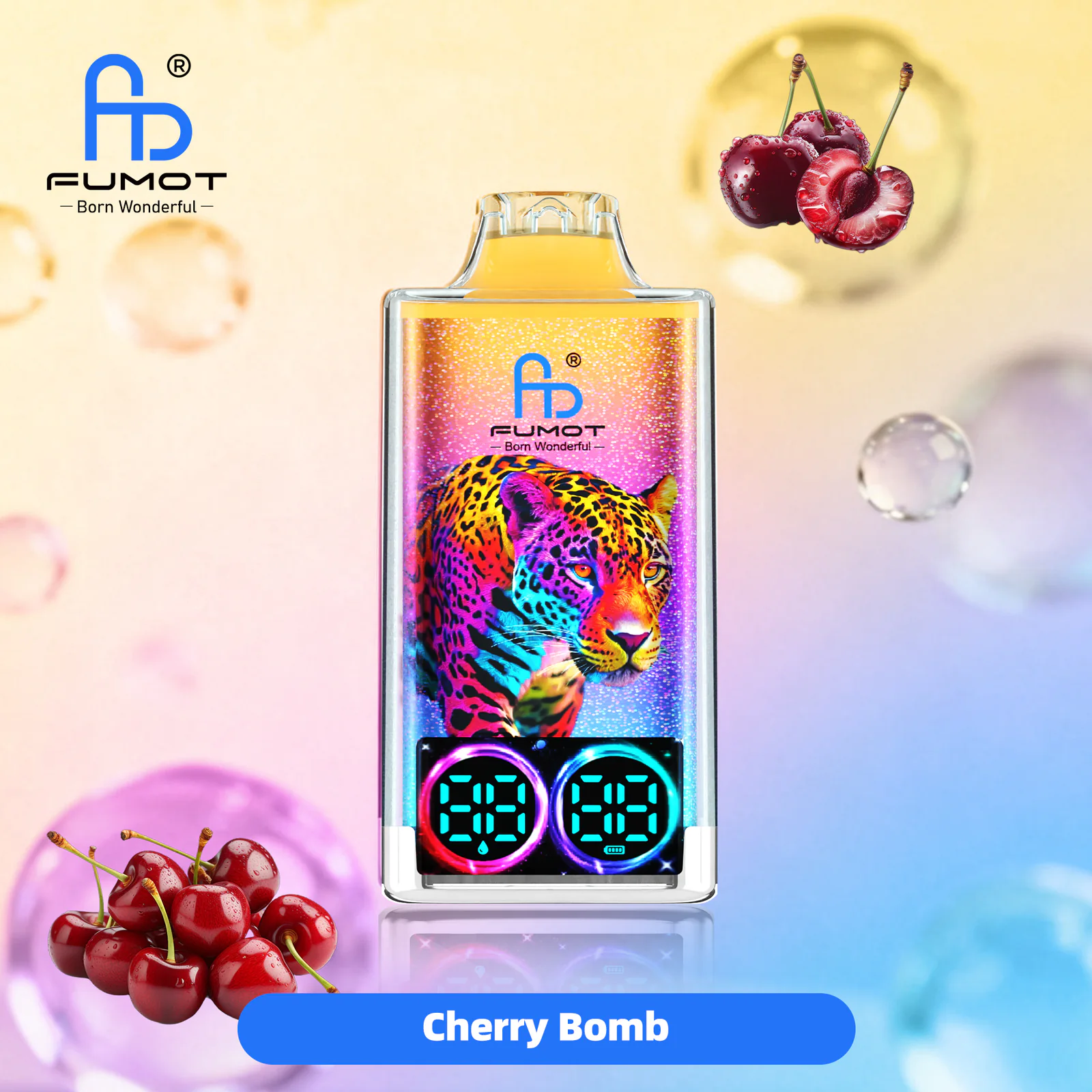 FUMOT Leopard 40K Disposable Vape – Cherry Bomb - Vaba Vape-Shop